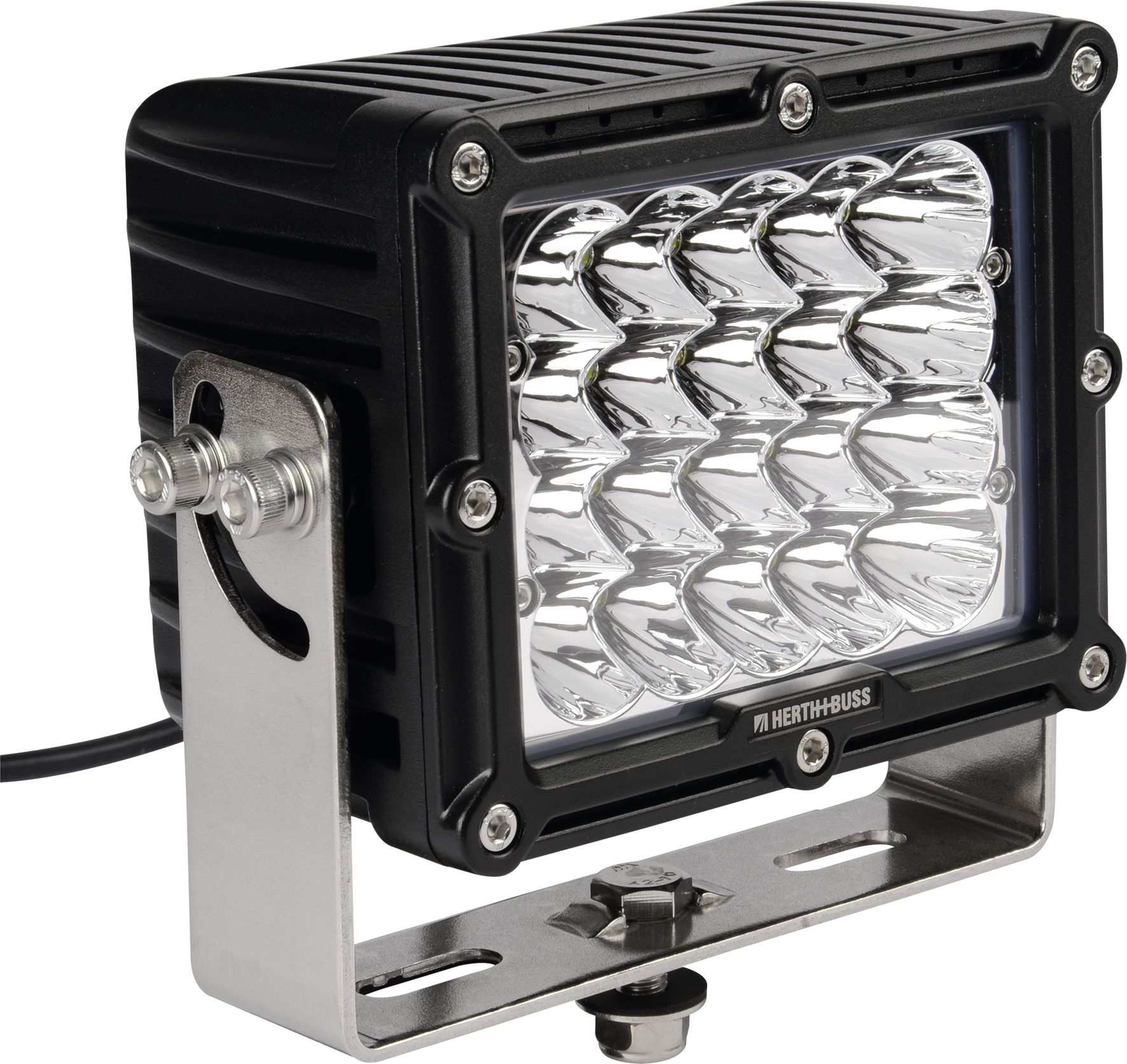 Herth + Buss LED-Arbeitsscheinwerfer 6.800 lm/100 W, 12 – 48 V, weite Ausleuchtung, 80 690 333