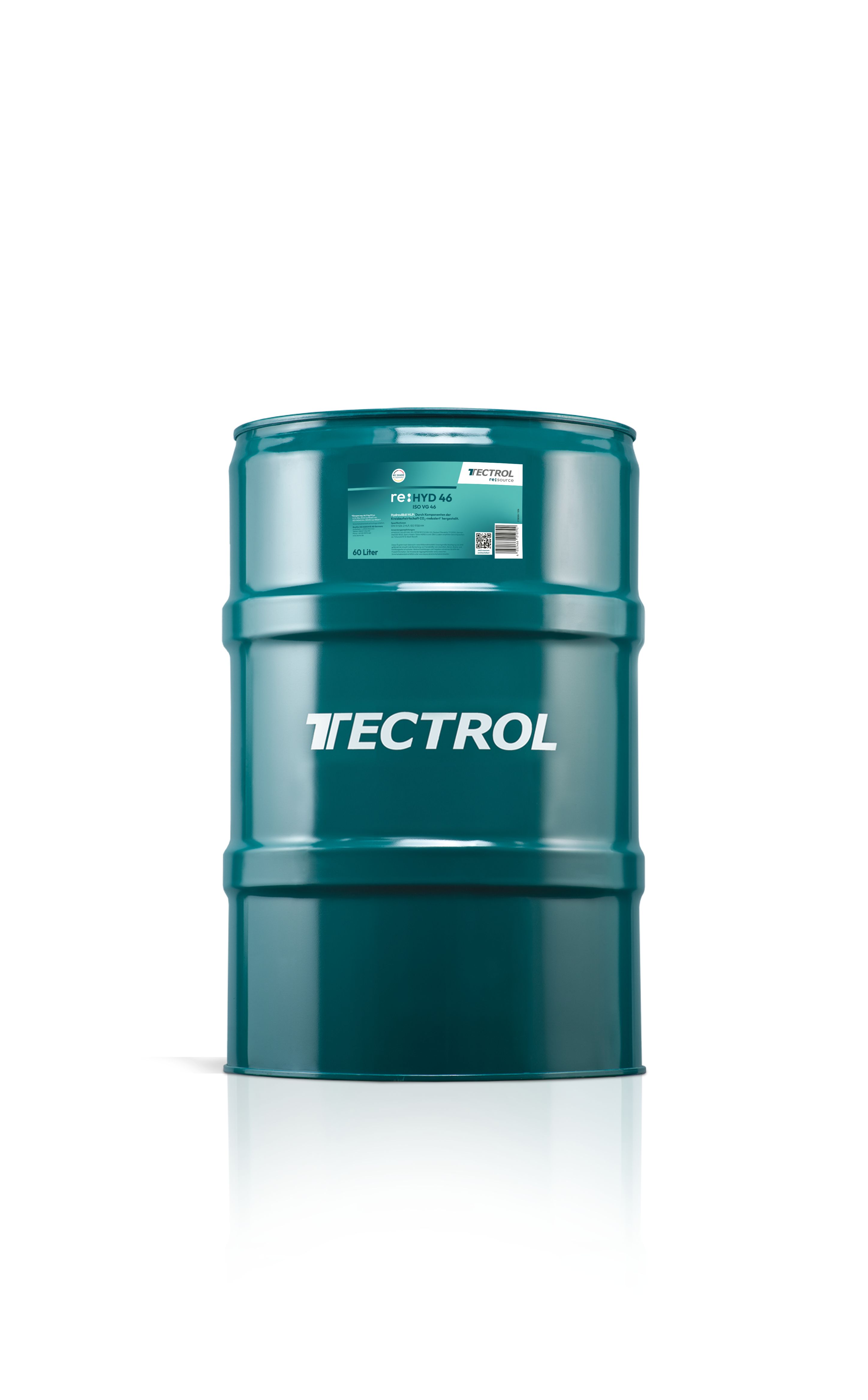 re:HYD 46 60 l Fass ISO VG 46 Hydrauliköl, CO2 reduziert