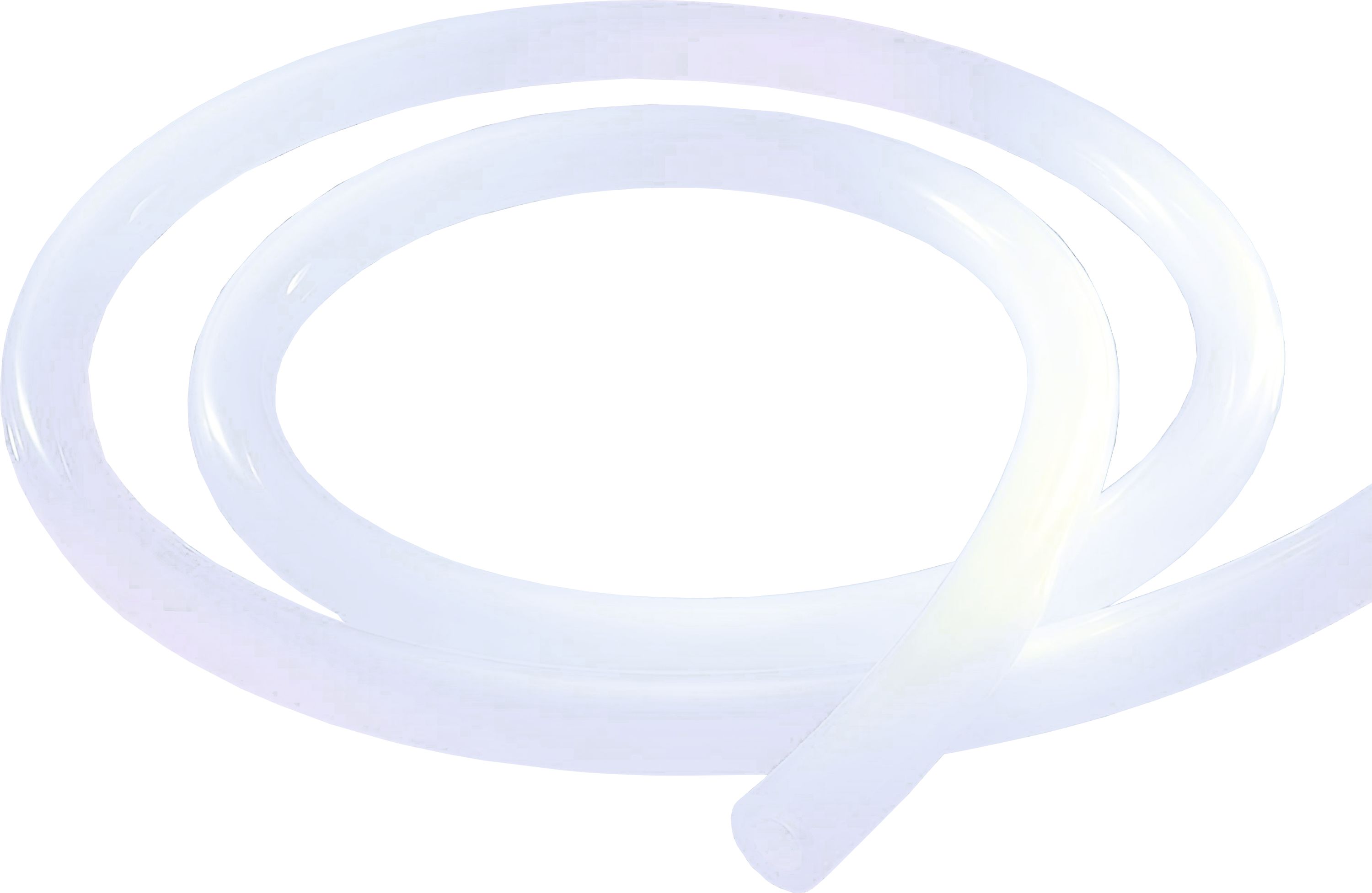 Milchschlauch 20 x 30 mm, 15 m, Silikon, transparent, für GEA Melkroboter