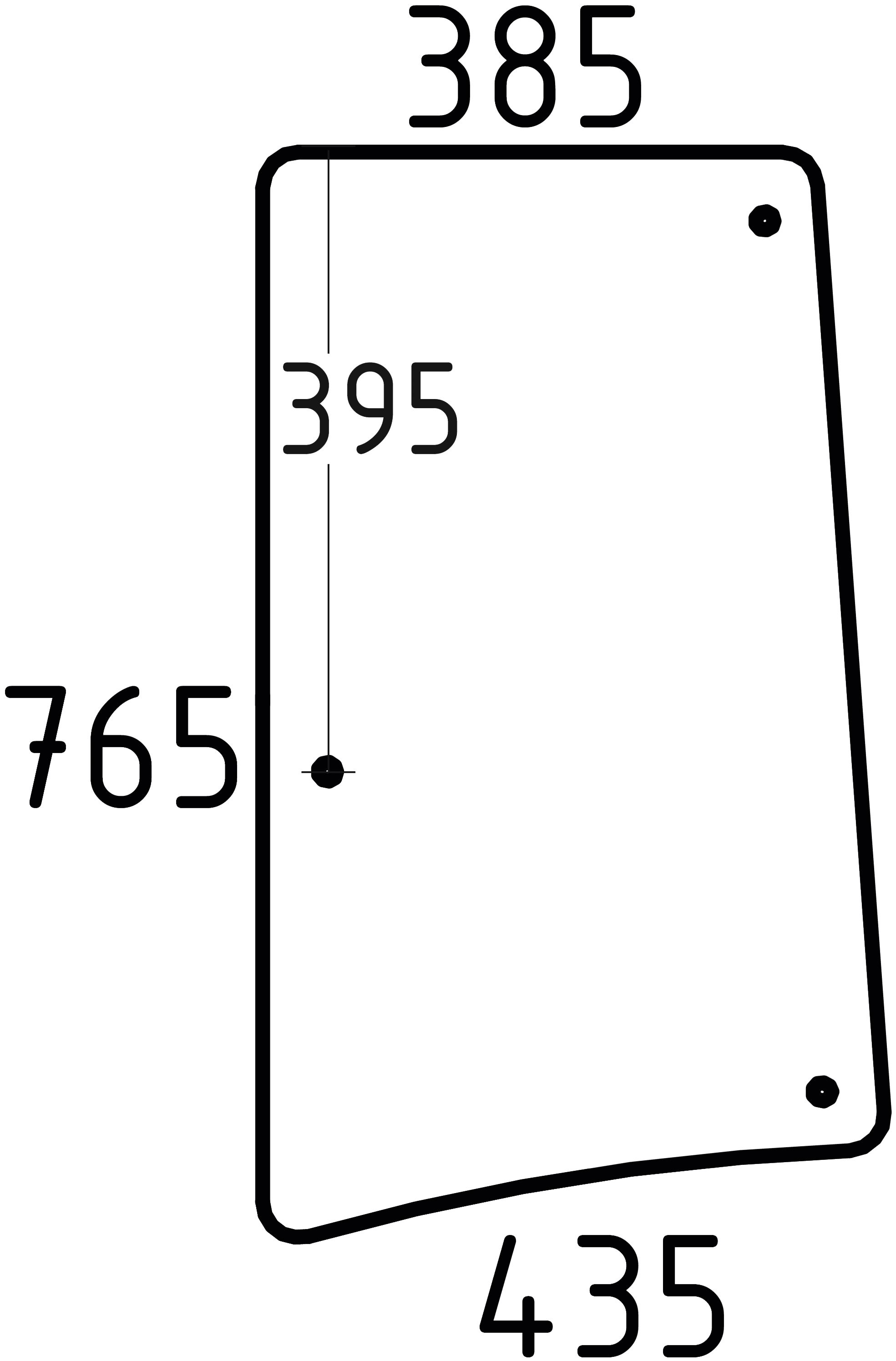 Seitenscheibe links, grün, ausstellbar, für Traktor John Deere 6030, 6030 Premium, 7030 Premium