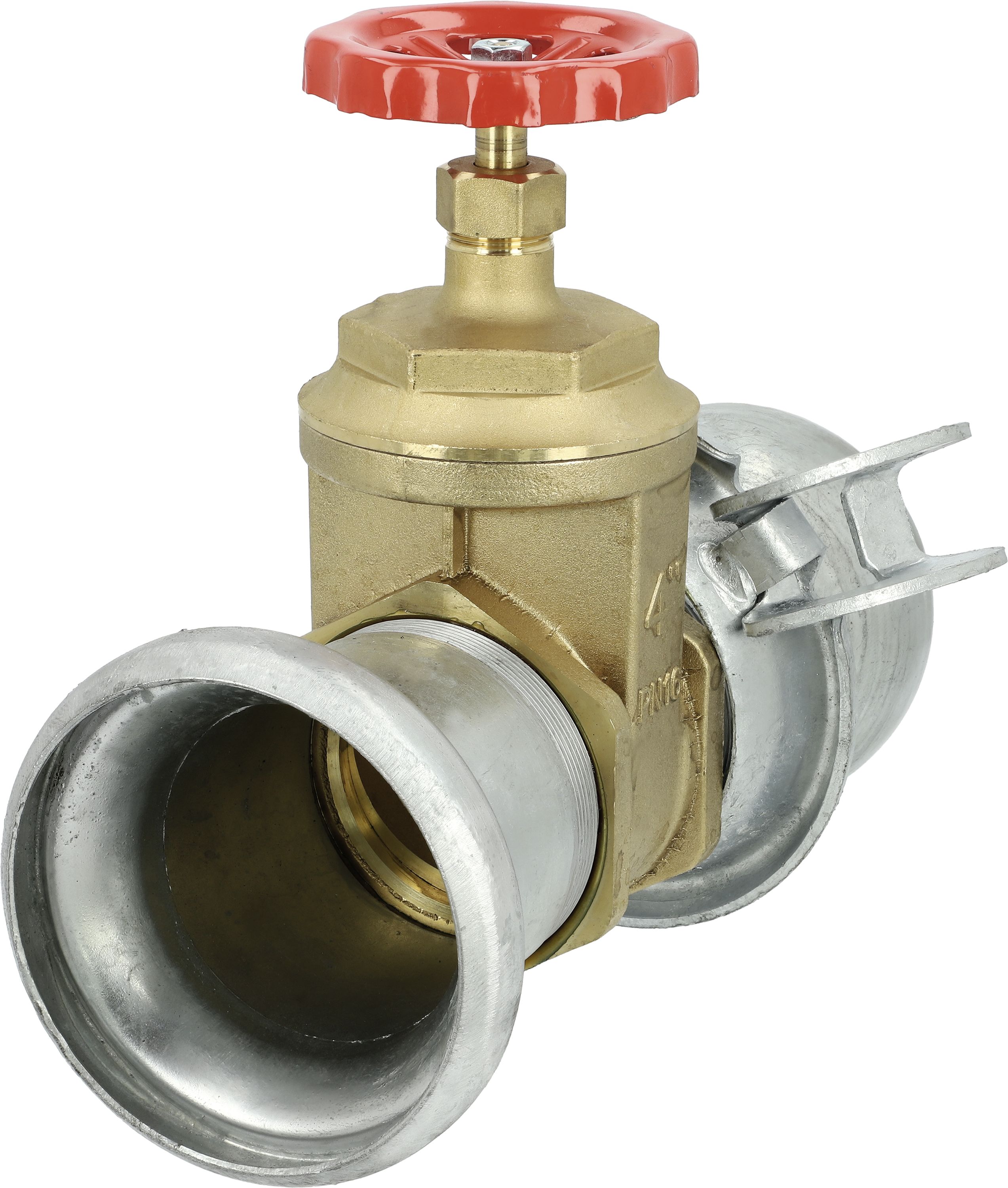 BAUER Absperrschieber "S63" HK 133 Becher; HK 133 Kugel, Stahl; Messing, verzinkt, 2110057