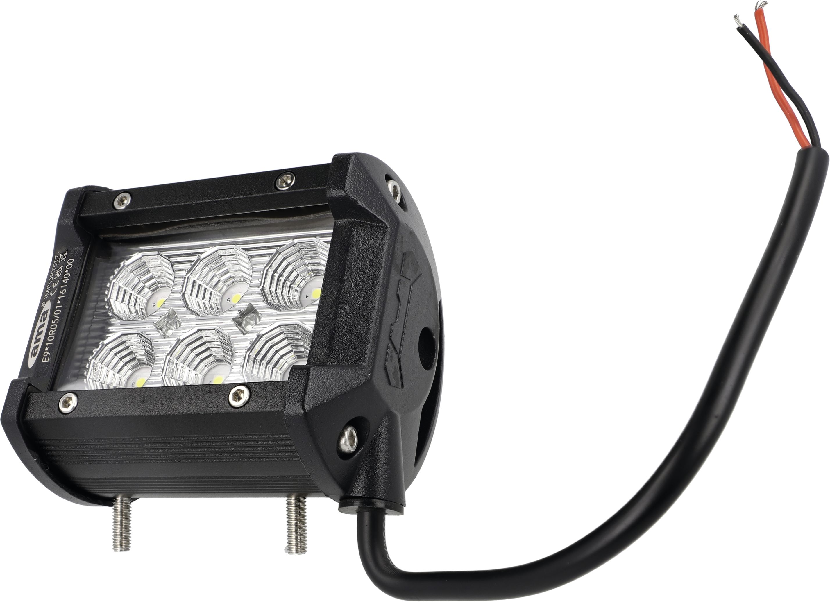 LED-Arbeitsscheinwerfer 1.620 lm/18 W, 10 – 30 V, 99 x 91 x 65 mm, nahe Ausleuchtung