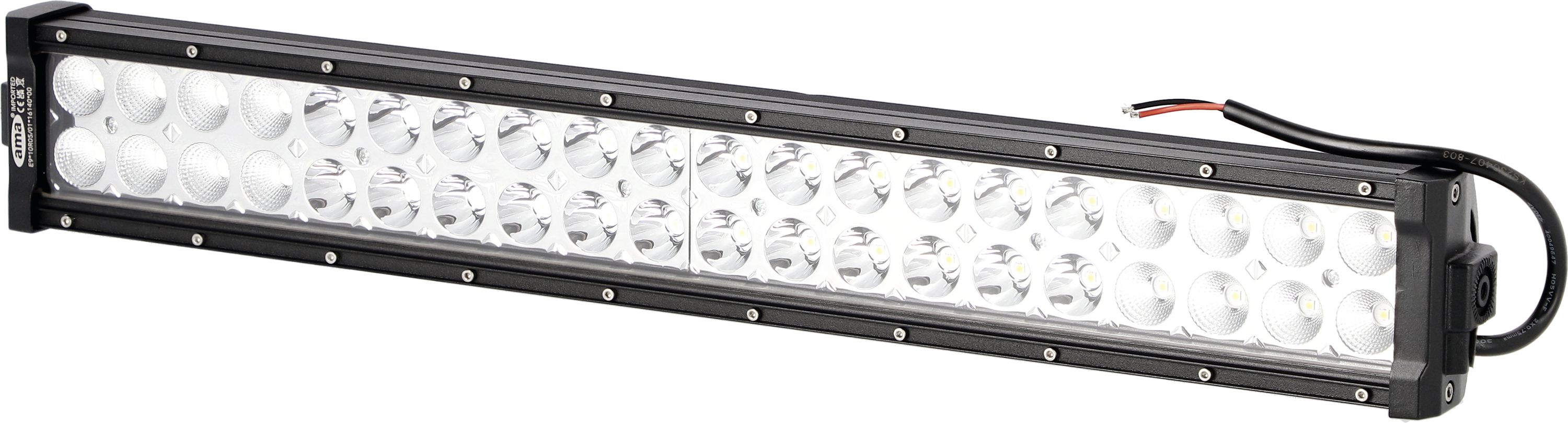 LED-Arbeitsscheinwerfer 10.800 lm/120 W, 10 – 30 V, 602 x 76,7 x 55 mm, weite Ausleuchtung