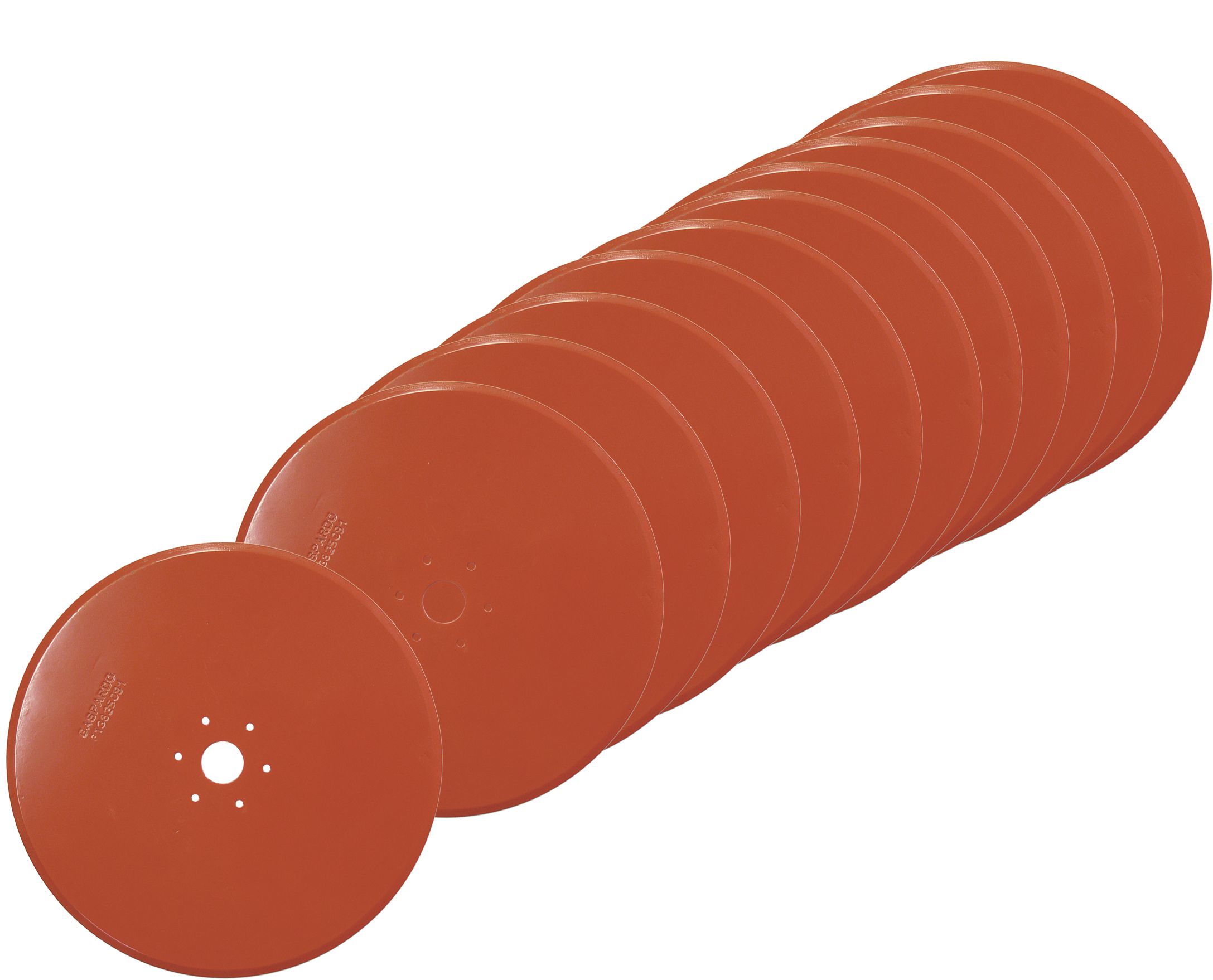 Gaspardo Sechscheibe 373 mm Set mit 12 St., mit Lagerung, für Dünger-/Säschar Sämaschine MTE-R, MTR, Mirka , G15225500R