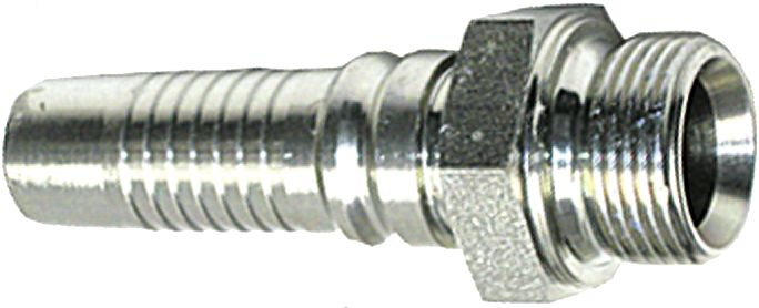 Außengewindenippel "AGR-S", NW DN 25 - 1", G 1"-11 AG BSPP, Aussenkung 60°, Ausreißssicherung Interlock