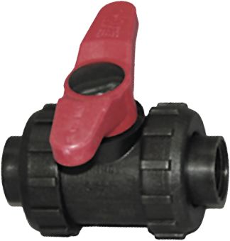 Cemo Kugelhahn 3" IG, PVC (Polyvinylchlorid), für Transportbehälter unterfahrbar, 6430