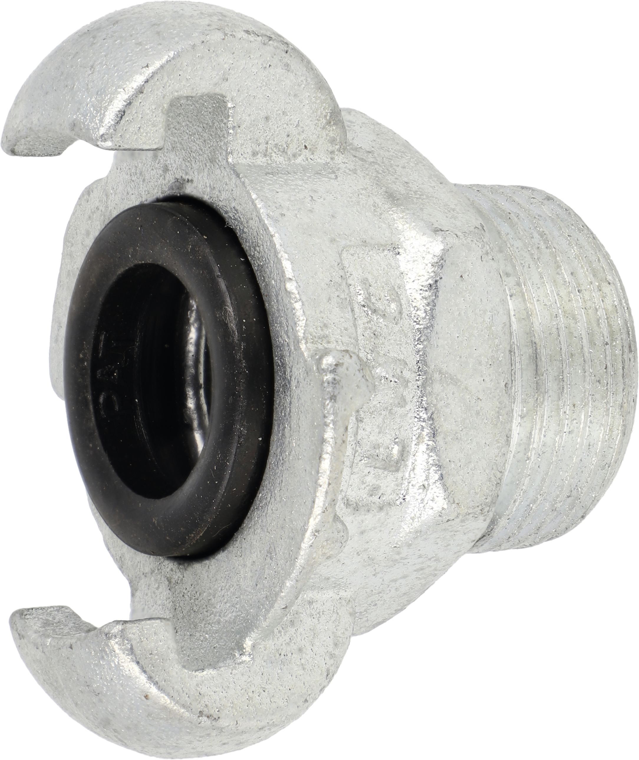 Schnellkupplung 1" AG Storz, Abstand Knaggen 42 mm, Stahl verzinkt, für Druckluft