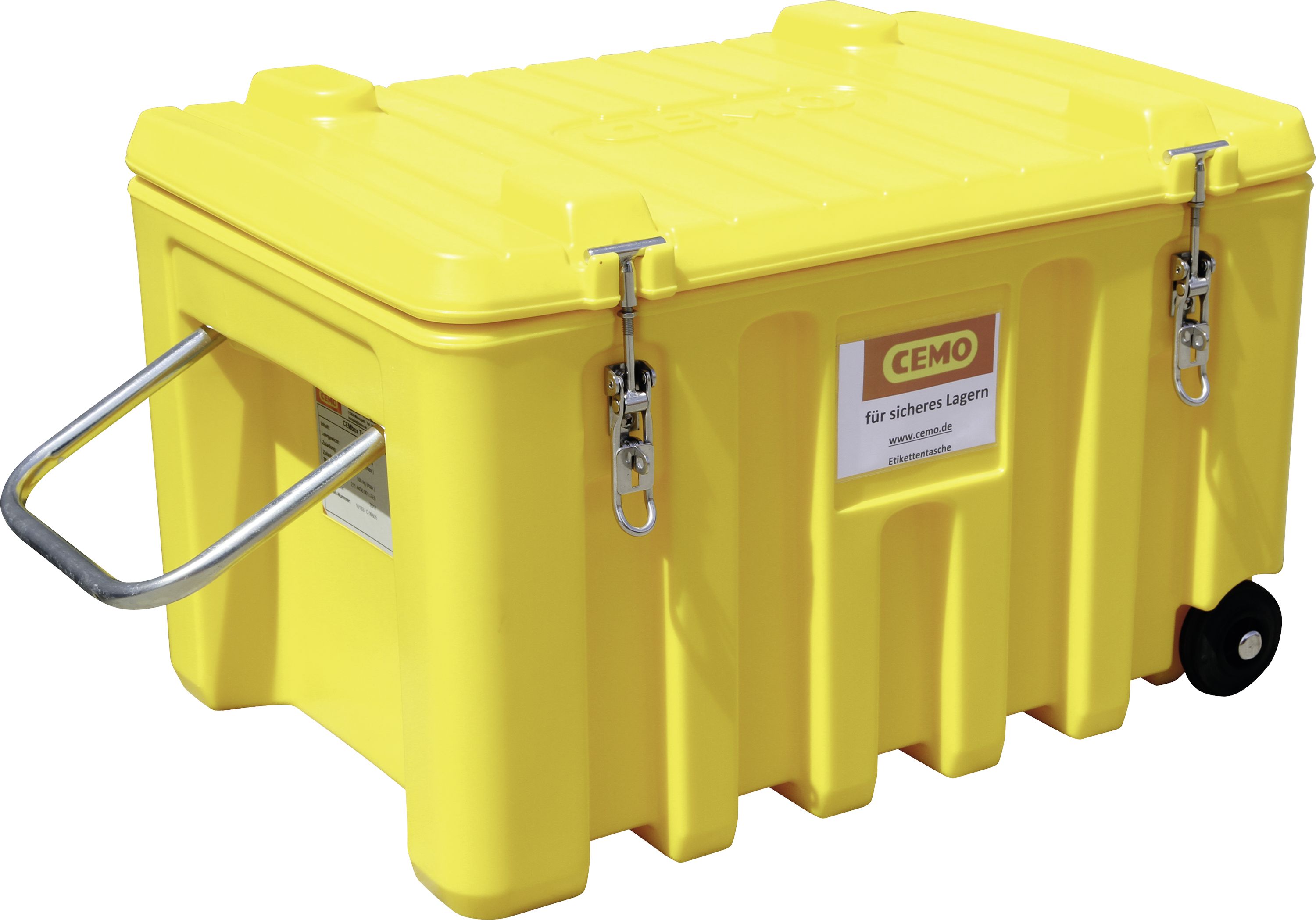 Cemo Werkzeugtrolley "CEMbox" 150 l 80 x 53 x 60 cm, PE (Polyethylen), gelb, 10133