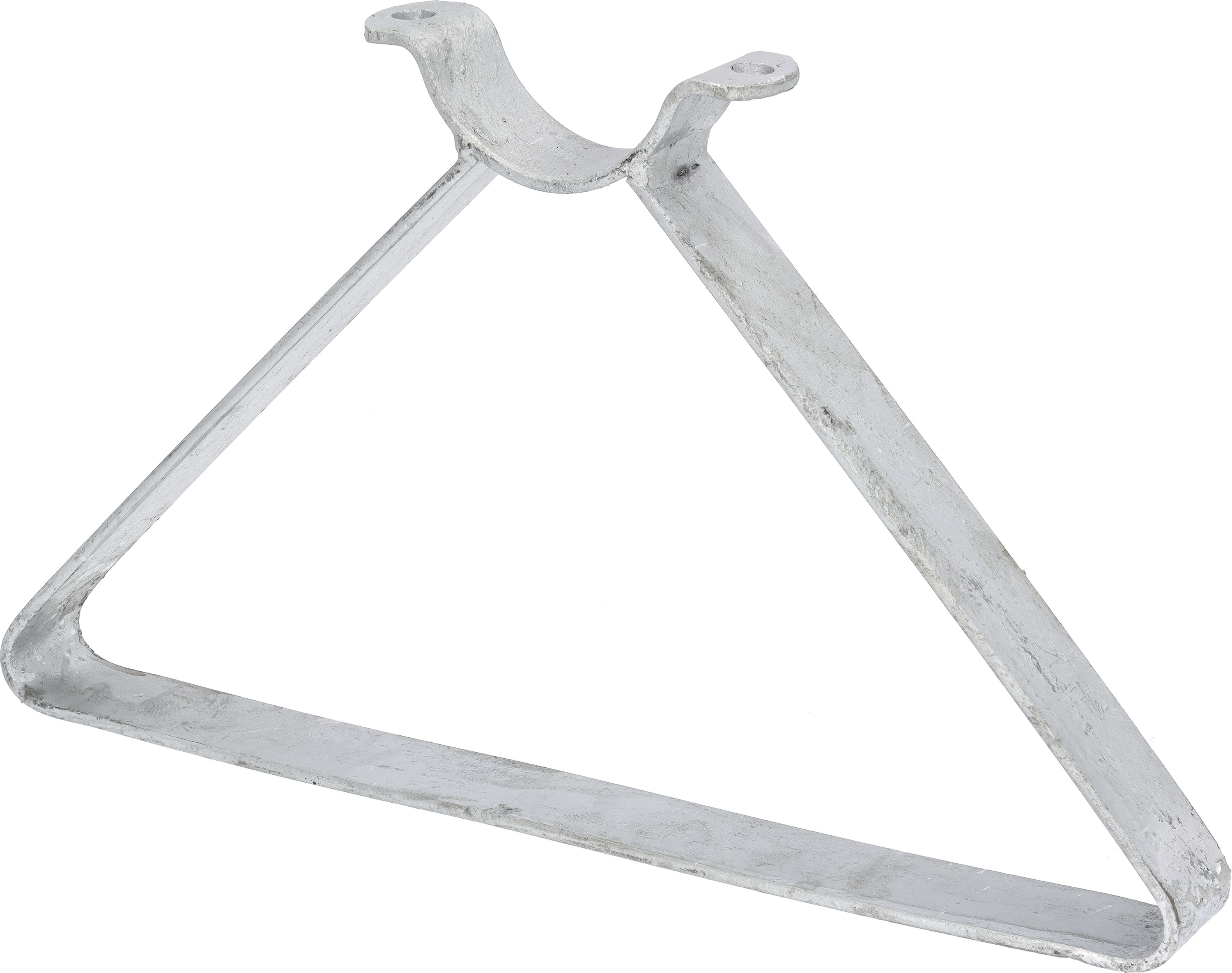 Perrot Stützfuß "KRS 70" 370 x 255 x 3 mm, kombiniert mit Schelle, KR79865