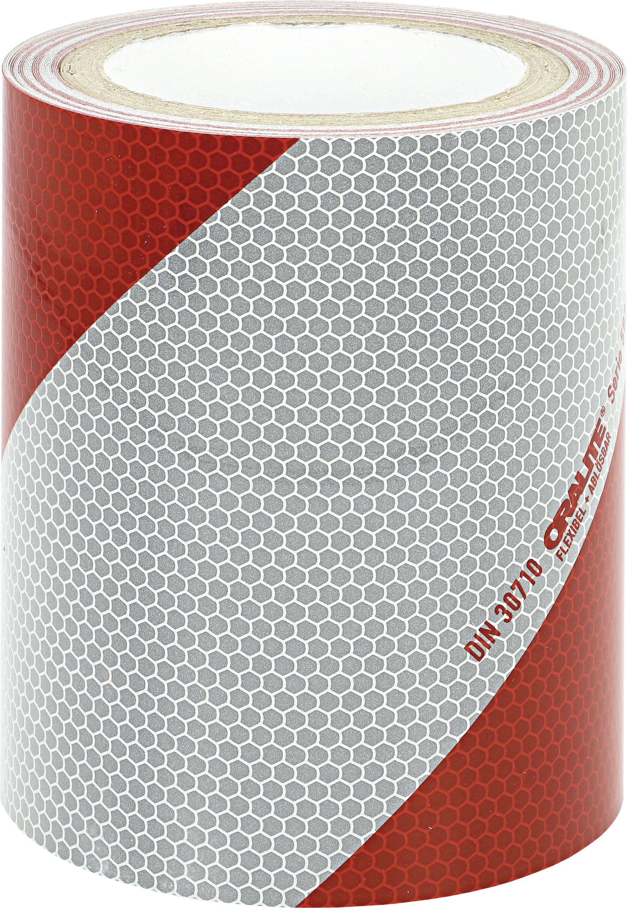 Warnmarkierungssätze "Typ 2" 9 m x 141 mm, links/rechts, für Anbaugeräte in der Land- und Forstwirtschaft, Kommunalfahrzeuge