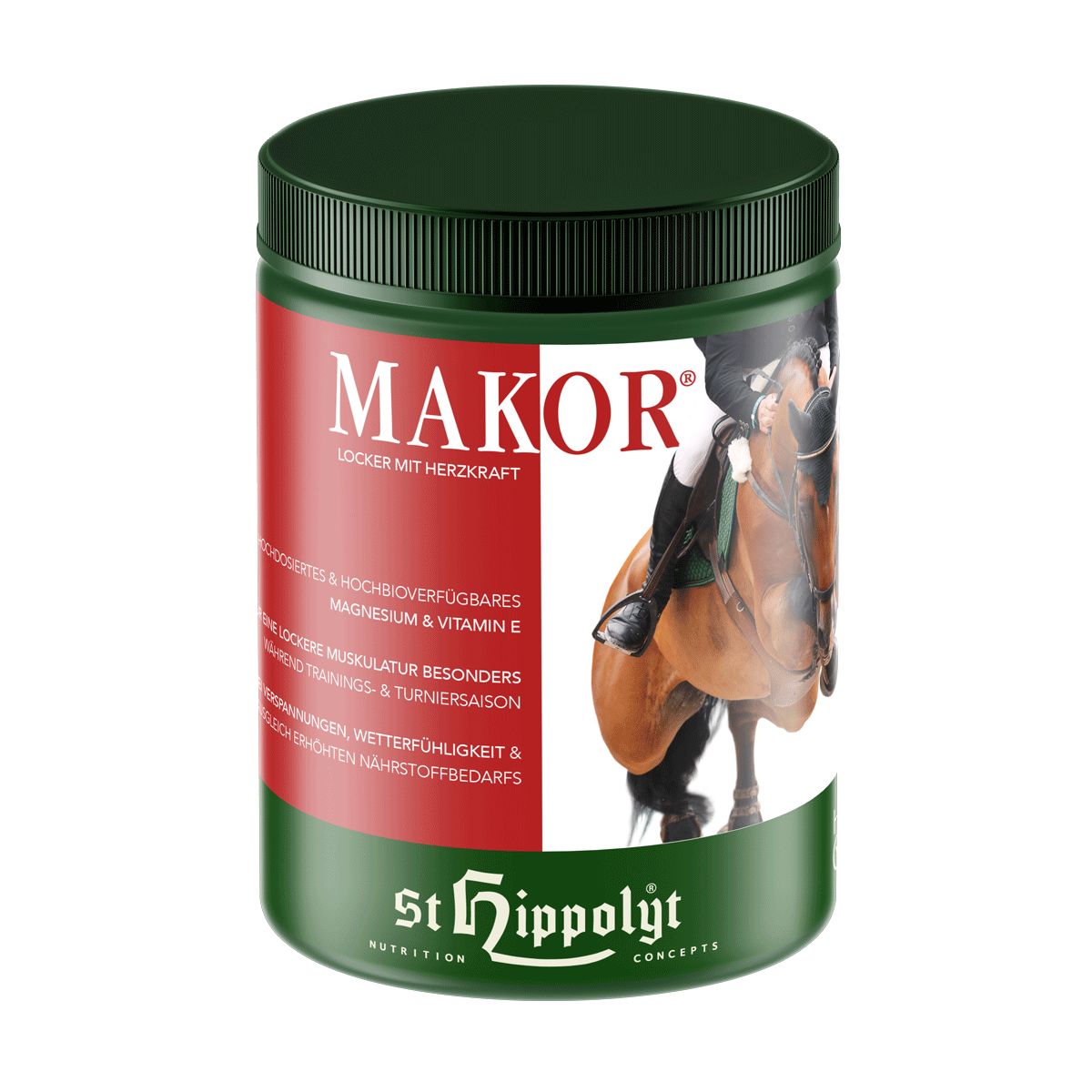 St. Hippolyt Makor mit hochdosiertem Magnesium und Vitamin E 1 kg Dose