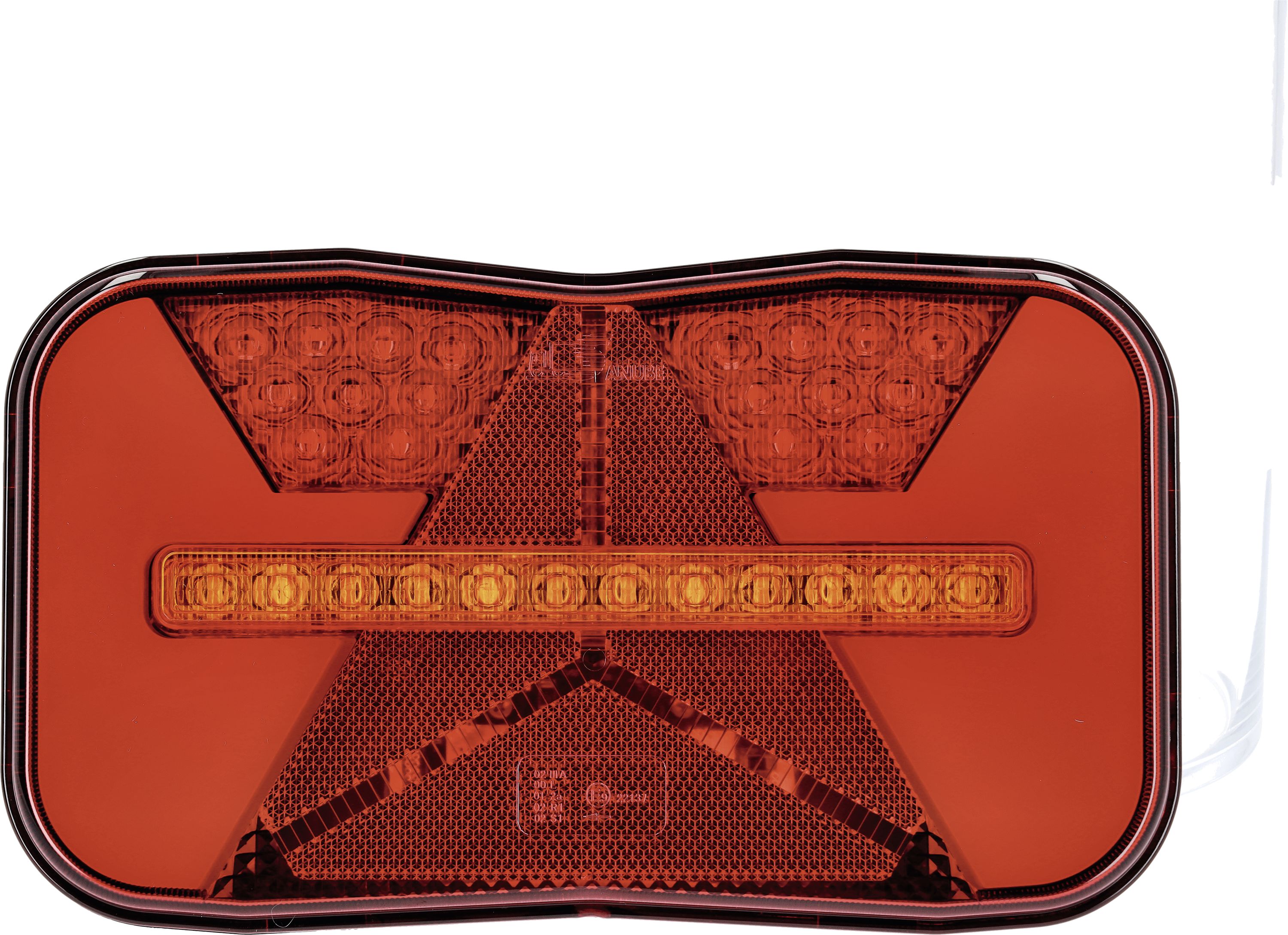 LED-Schlussleuchte "Rio II" links, 12 V, Schluss-, Brems-, Blink-, Stand-, Kennzeichenlicht