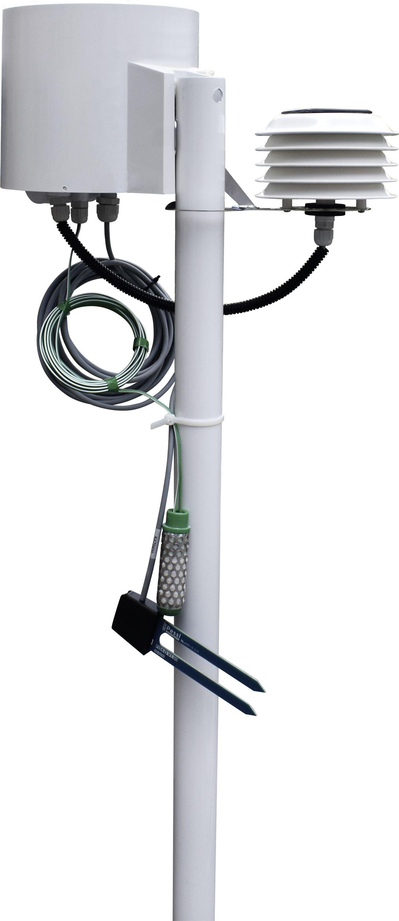 METOS Wetterstation "Basic 6" mit 6 Sensoren und Stationsmast zzgl. Servicevertrag, 700224