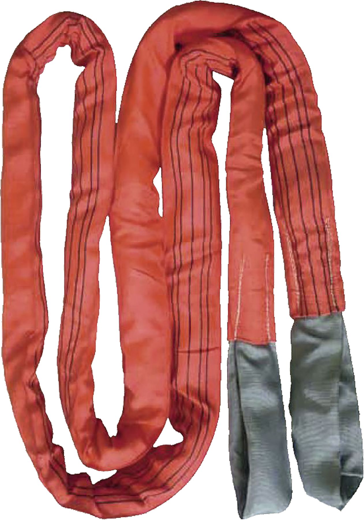 Abschleppschlinge 6 m, 35 t, rot, mit verstärkten Schlaufen