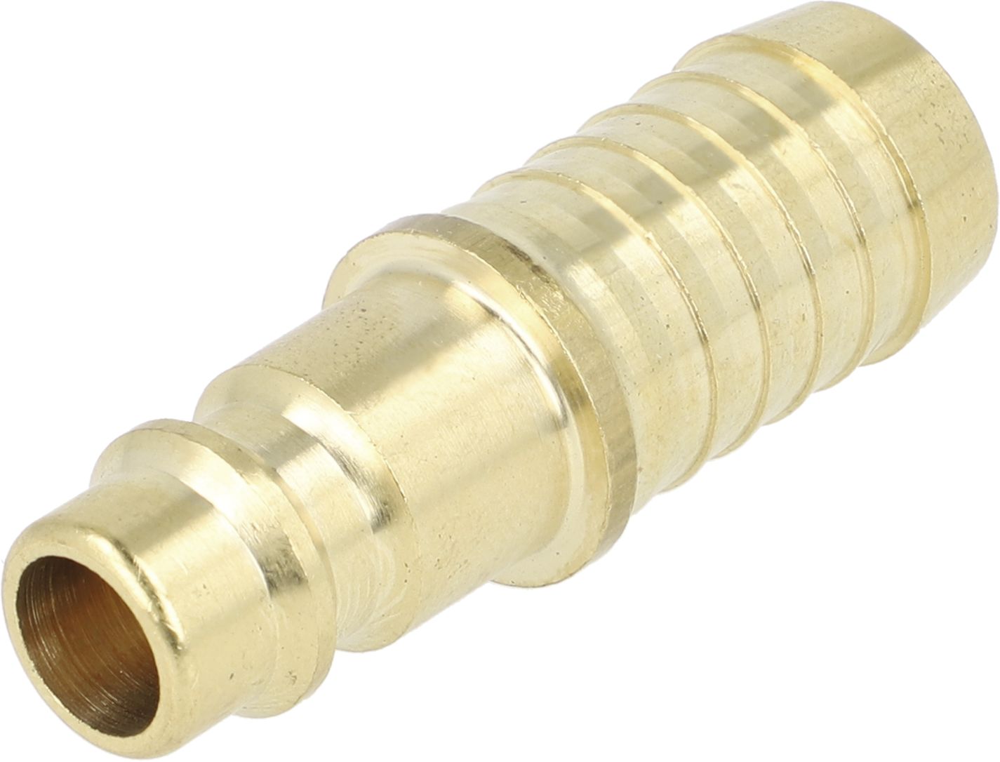 Druckluftstecker Ø 13 mm, NW 7,2 mm, CuZn (Messing), mit Schlauchtülle