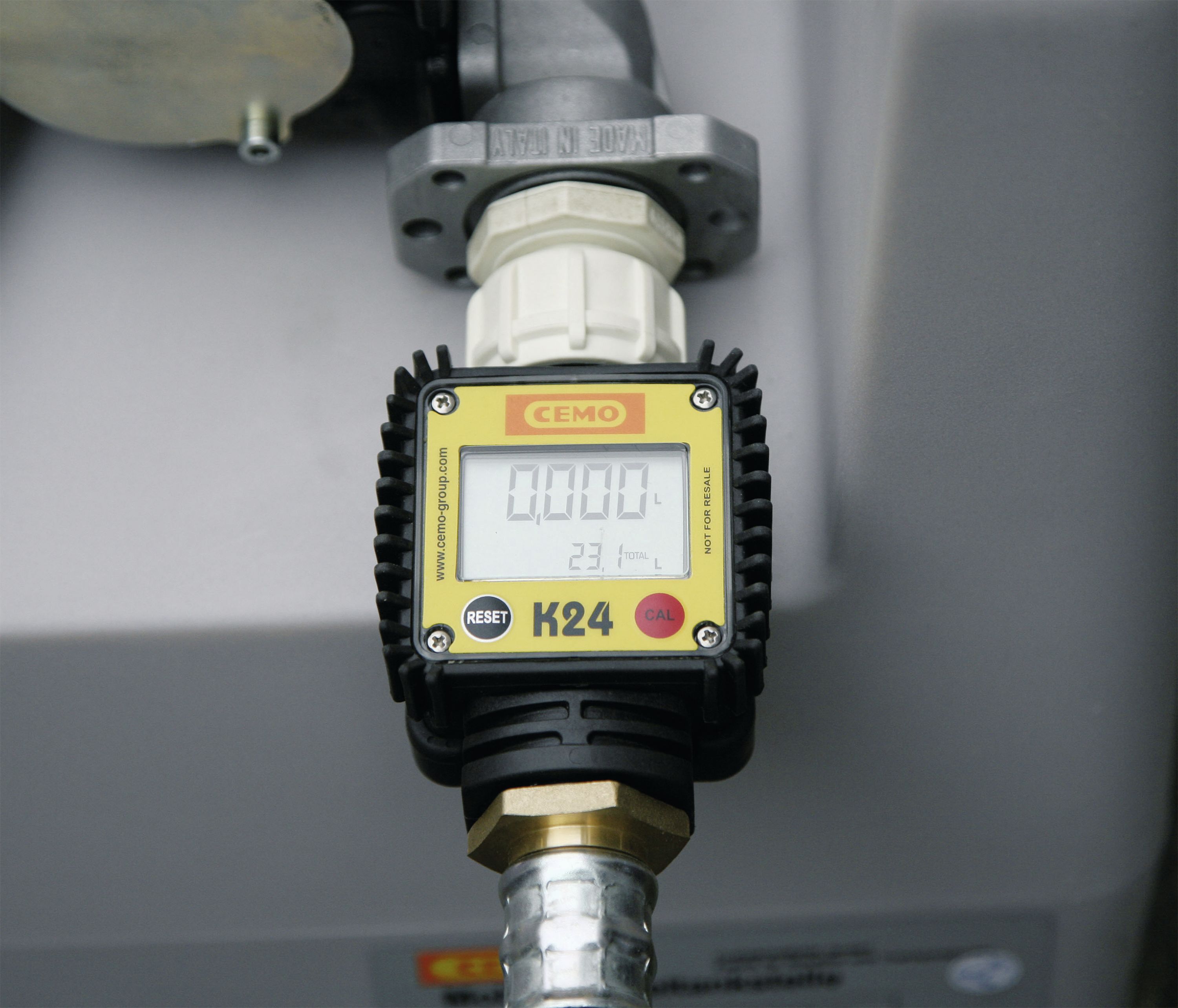 Cemo Durchflusszähler "K24" digital, Diesel, für Tankanlage DT-Mobil Easy 200 l, 8832