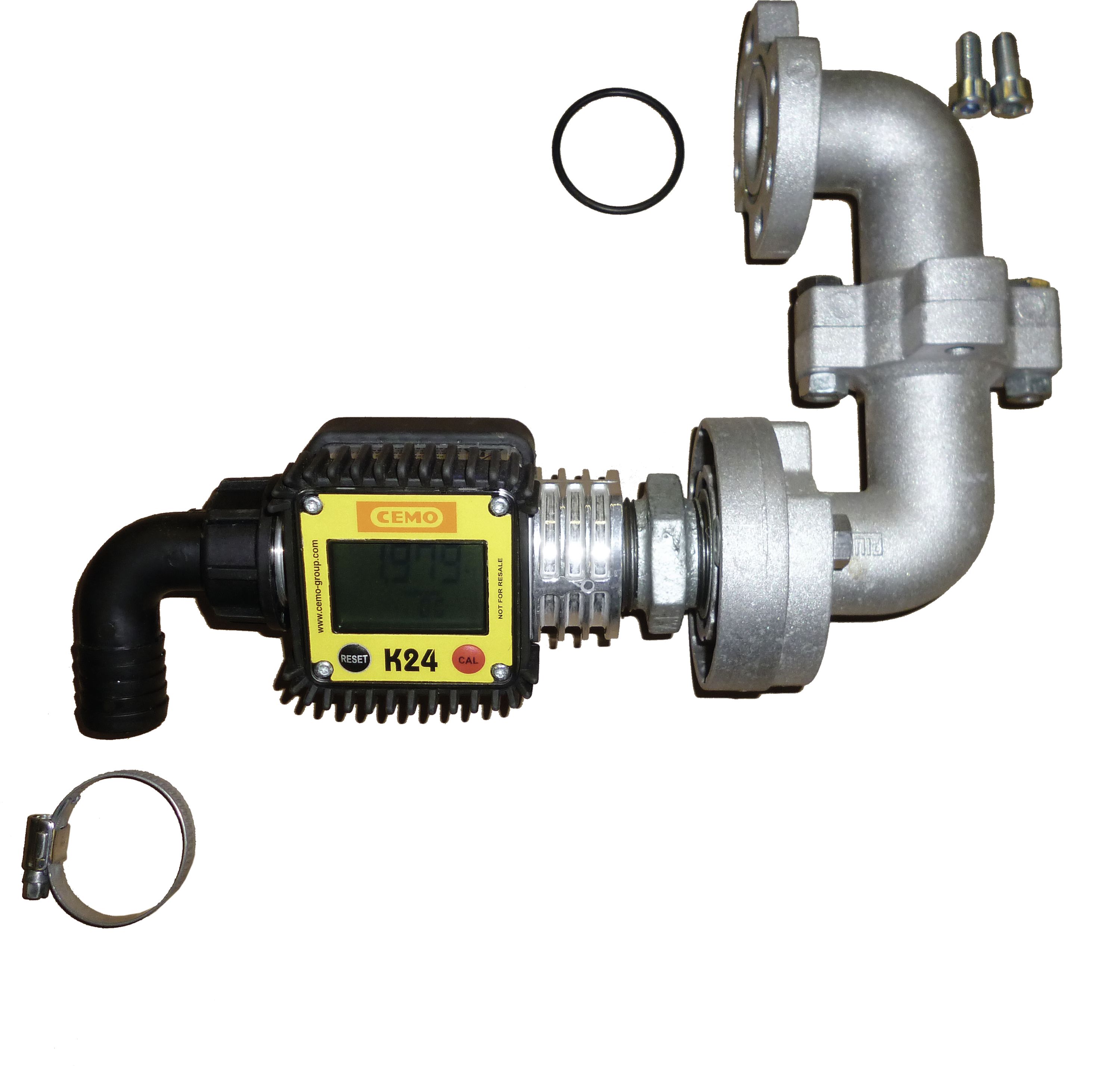 Cemo Durchflusszähler "K24" digital, Diesel, für Tankanlage DT-Mobil Easy/Combi, Pro Hybrid/Combi, 10905