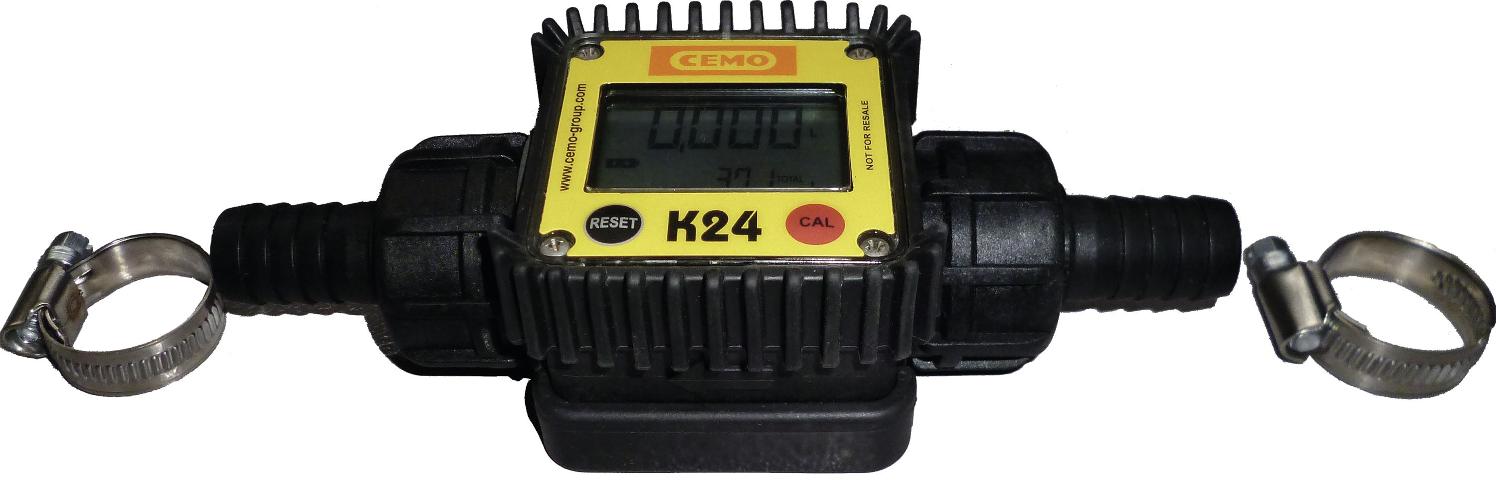 Cemo Durchflusszähler "K24" digital, Diesel, für Tankanlage DT-Mobil Easy/Combi, Pick-up, Pro Hybrid/Combi, 11111