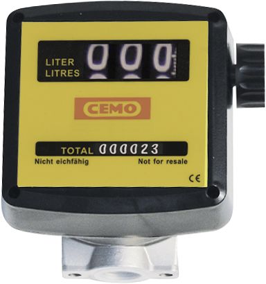Cemo Durchflusszähler "K33" mechanisch, 3-stellig, Diesel, für Tankanlage DT-Mobil Easy 980 l Handpumpe, DT-Mobil Pro ST Handpumpe, 11171