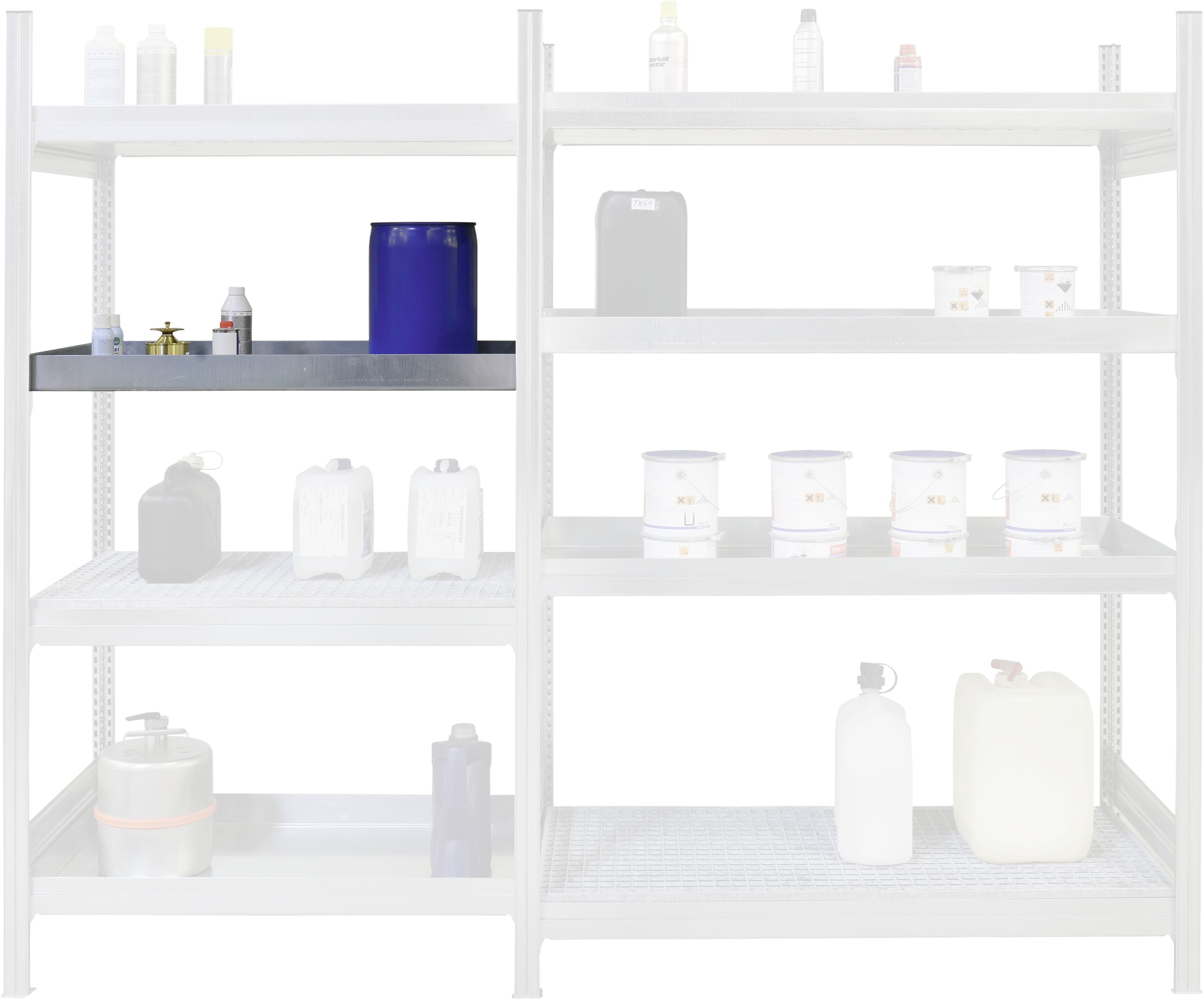 Cemo Fachbodenwanne für Gefahrstoffregal 10/5, 11189