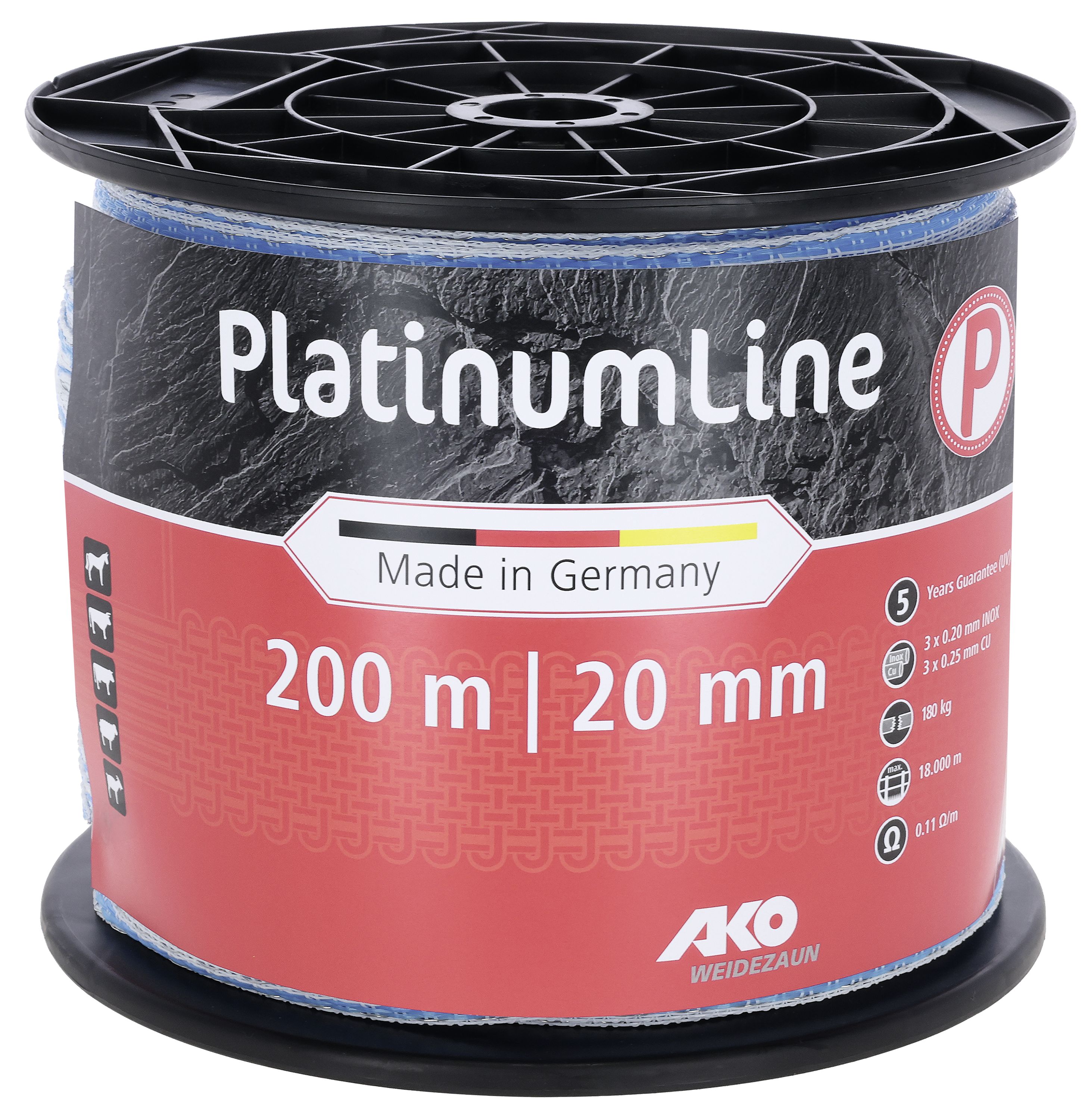 Ako Breitband "PlatinumLine" 20 mm/200 m, 442821