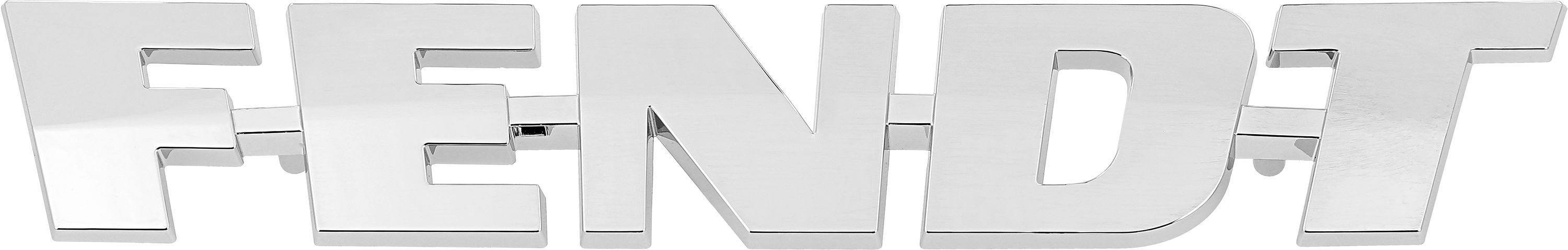 Fendt Markenemblem "FENDT" silber für Kühlergrill Traktor, 260200060550