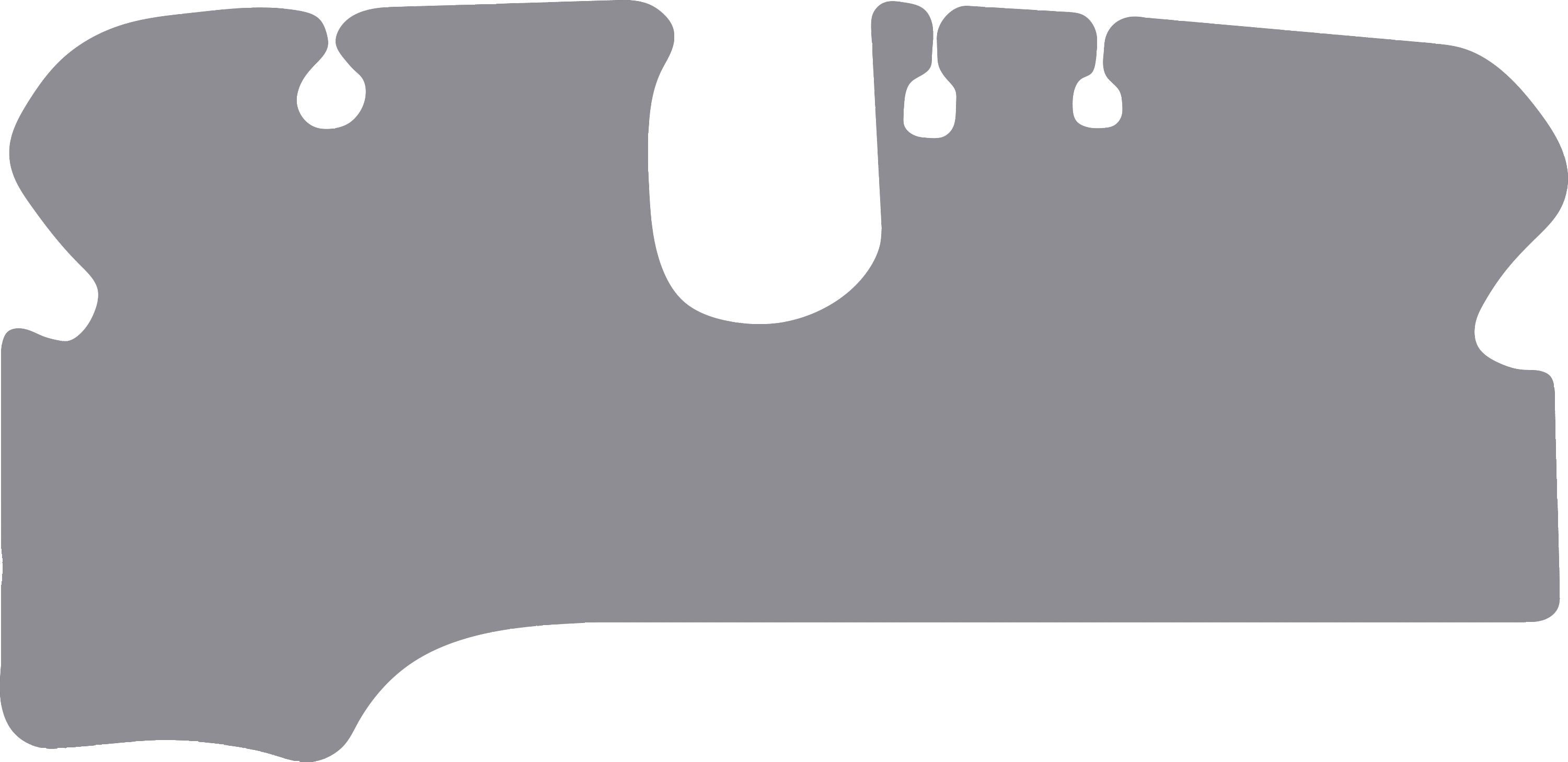 Fußmatte Gummi hellgrau, für Claas Mähdrescher Lexion 500, Bj. 03 – 10