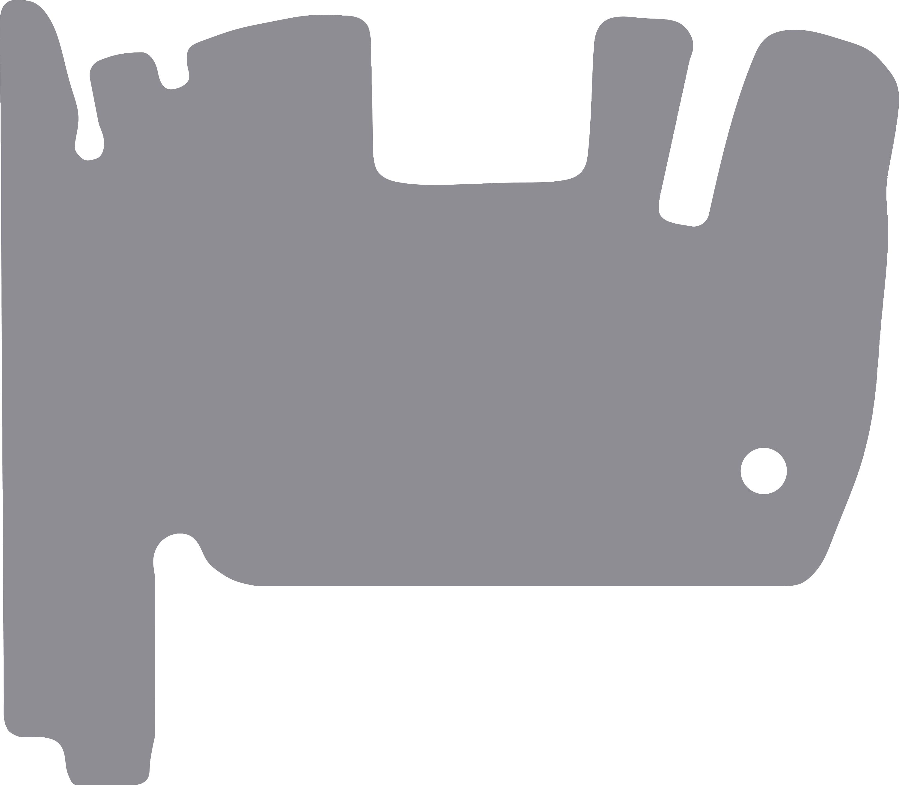 Fußmatte Gummi hellgrau, für Hitachi Kettenbagger ZX210LC-7, ZX250LCN-7, ZX350LCN-7