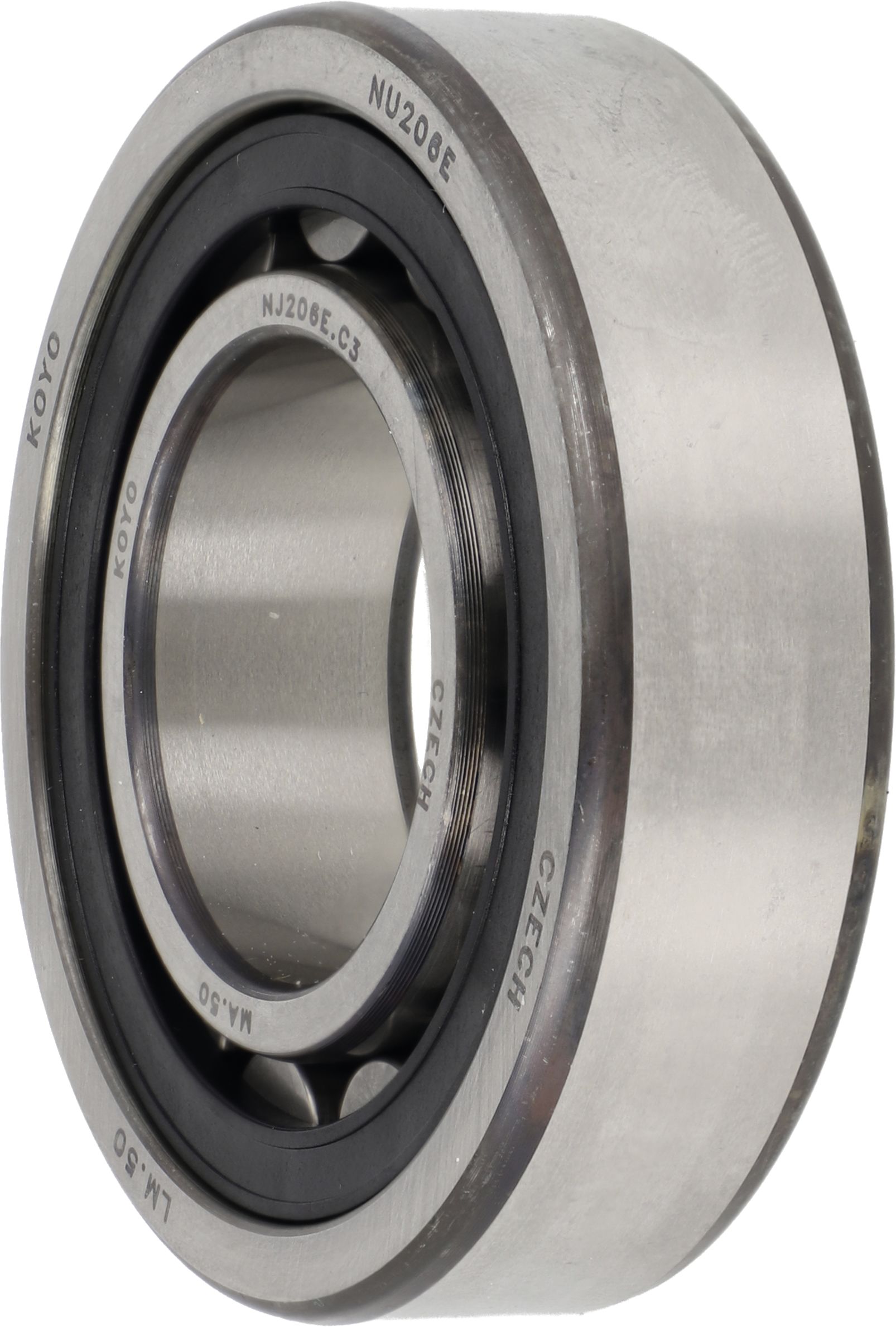 Fendt Zylinderrollenlager 30 x 62 x 16 mm, NJ 206 ECP/C3, für Motorzapfwelle Traktor Fendt Farmer 200, 300, Favorit, GT, Vario 200, Xylon,