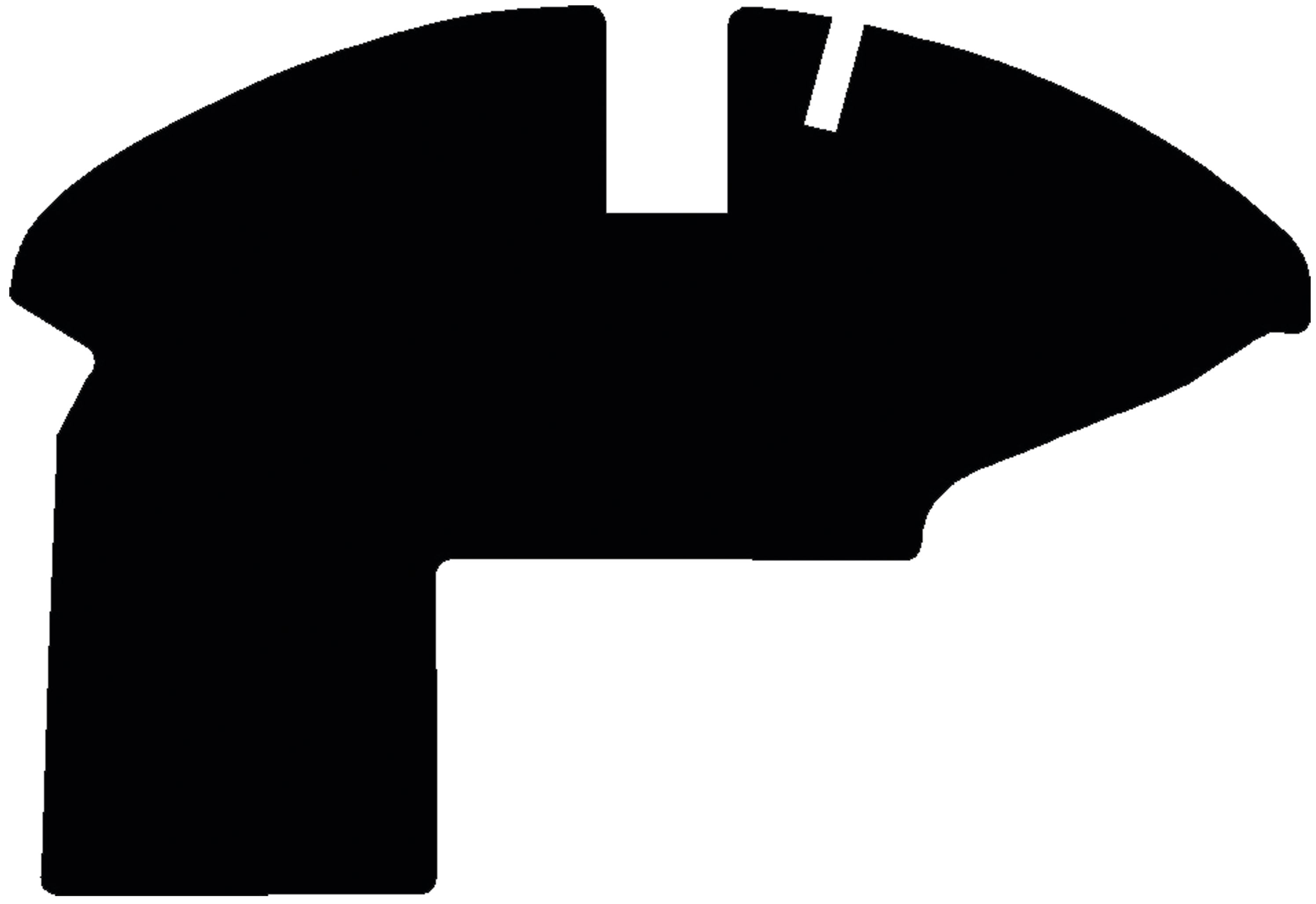 Fußmatte Velours schwarz, für Krone Mähaufbereiter Big X, Bj. 07 – 12