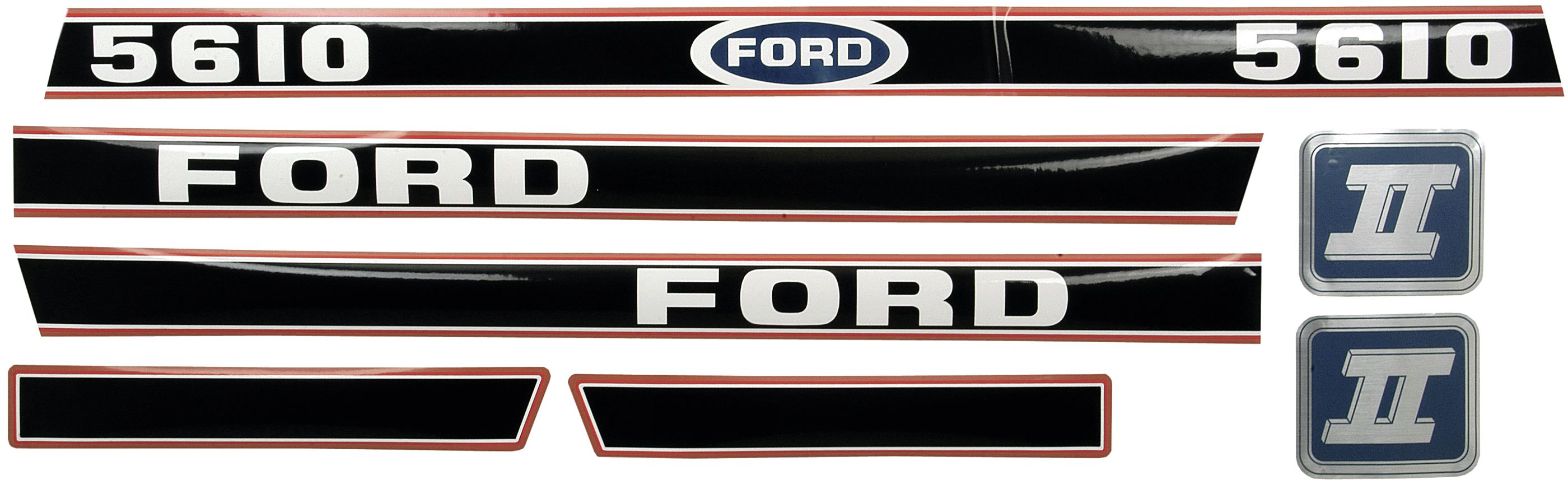 Aufklebersatz "Ford 5610 Force II" für Ford New Holland, Vergl. Nr. Ford New Holland: 83952740