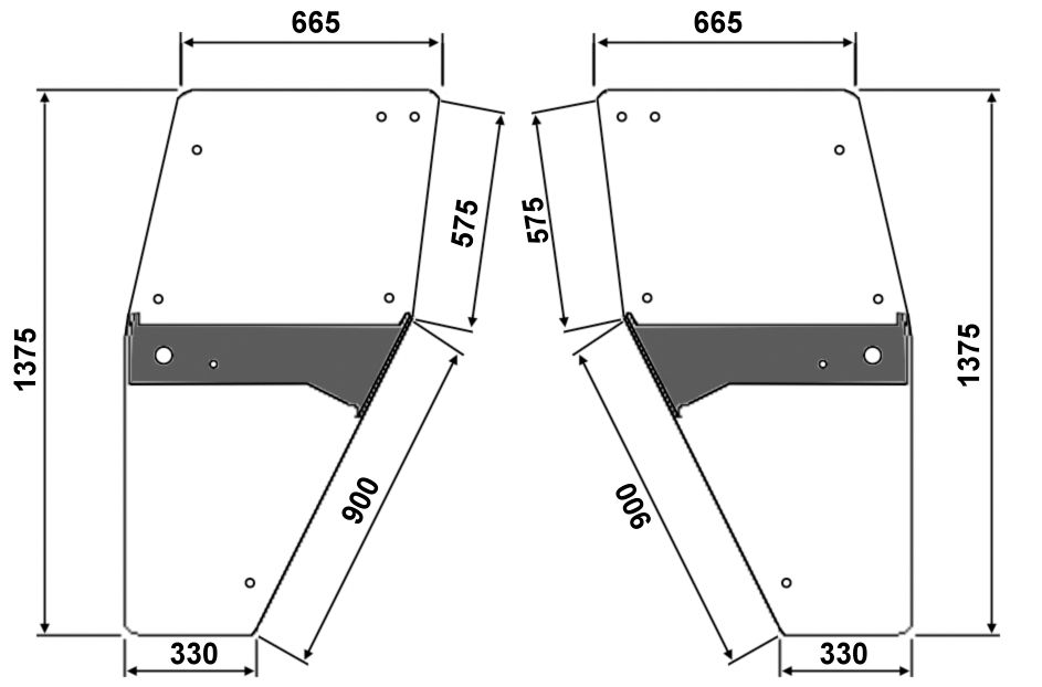 Türscheibe, grün, links, alte Ausführung mit 3 Scharnierbohrungen, Siebdruck, für Deutz-Fahr DX 4, DX 6, DX 7, DX 8