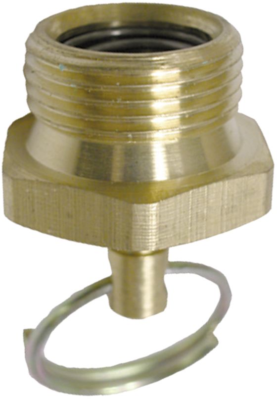 Entwässerungsventil M 22 x 1,5 AG, mit Schlüsselring, DIN 74292-B, für Luft, Wasser, Mineralöl