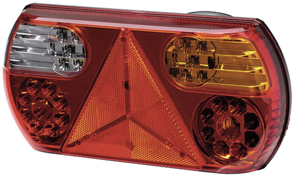 Hella LED-Schlussleuchte rechts 24 V DC, 296 x 142 x 45 mm, Schluss-, Brems-, Blink-, Rückfahr-, Nebellicht, 2VP 357 016-121