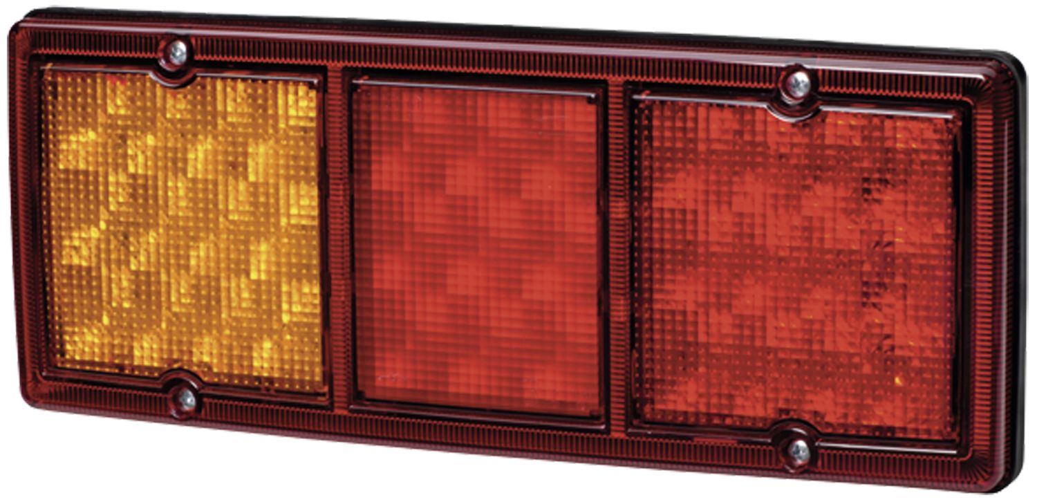 Hella LED-Schlussleuchte links/rechts 9 – 36 V DC, 326 x 130 x 68 mm, Schluss-, Brems-, Blinklicht, 2SD 357 024-001