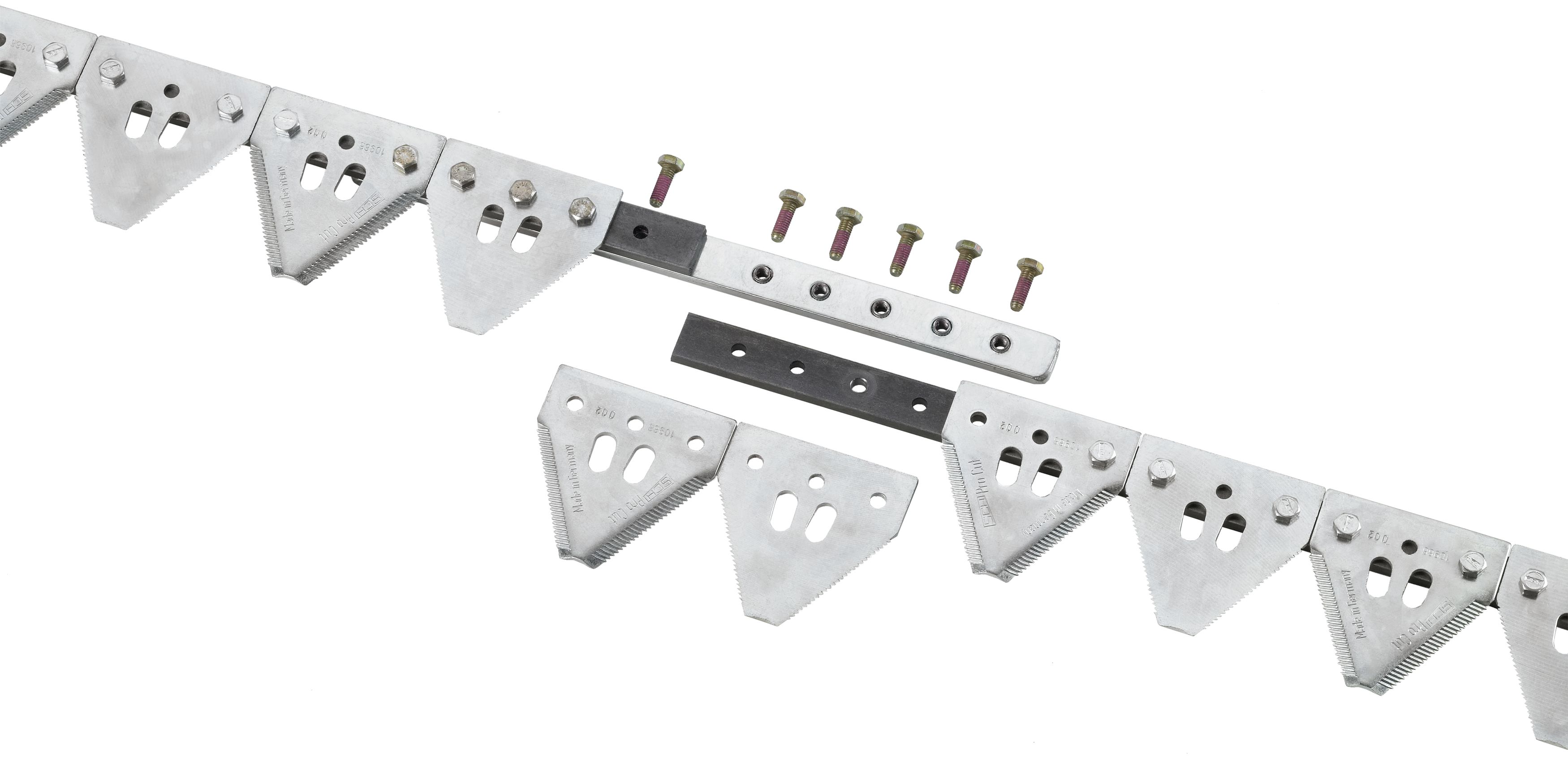 Schumacher Sektionalmesser "Easy Cut II" 6,00 m, für Schneidwerk John Deere WB, Klingen 82, fein (14 tpi)
