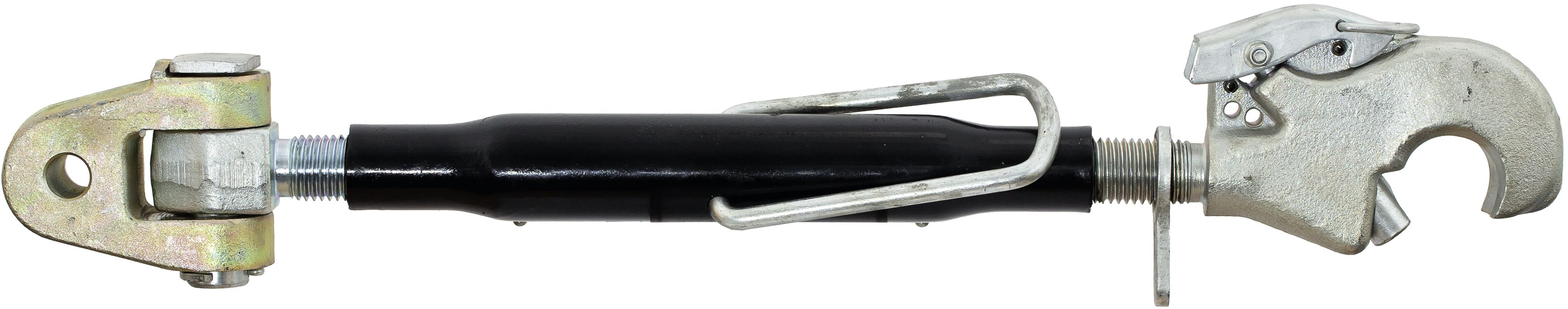 Oberlenker Kat. 2/22,25 mm 550 – 790 mm, mit Fanghaken und Gabelgelenk, M 30 x 3,5, pulverbeschichtet (Hülse), für Fendt