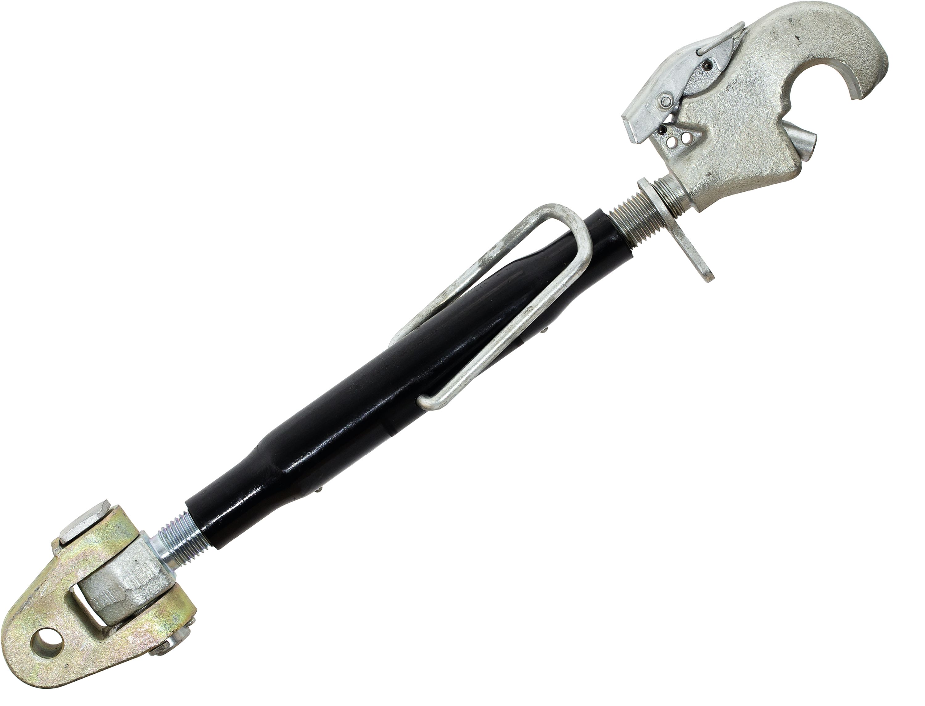 Oberlenker Kat. 2/20,25 mm 550 – 790 mm, mit Fanghaken und Gabelgelenk, M 30 x 3,5, pulverbeschichtet (Hülse), für John Deere