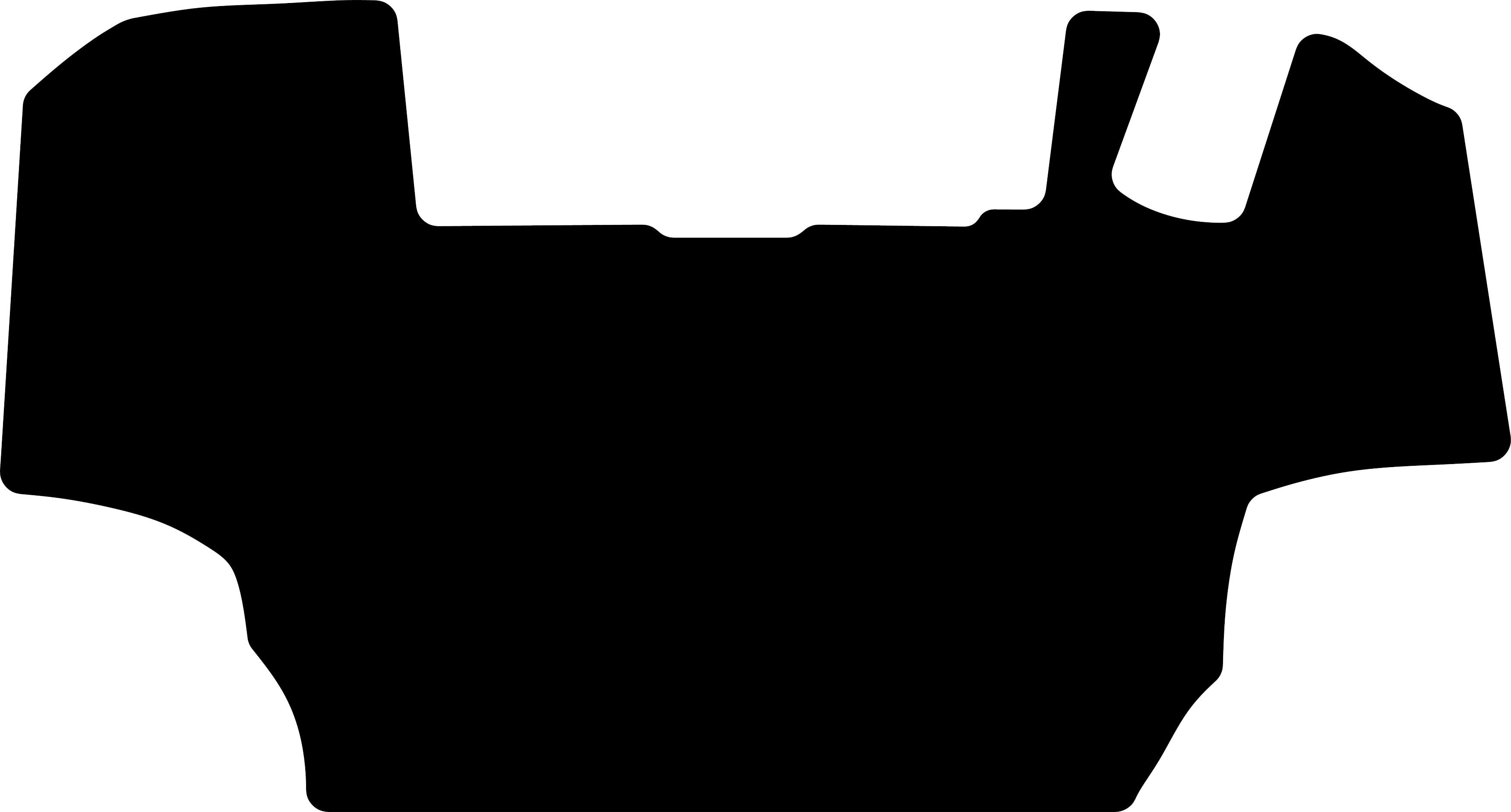 Fußmatte Velours schwarz, für Fendt Traktor Vario 300 S, ab Bj. 10.15