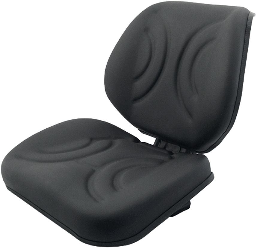 Staplersitz "VS 3Plus" gerade, ungefedert, mit Sitzkontaktschalter, PVC-Kunstleder, schwarz