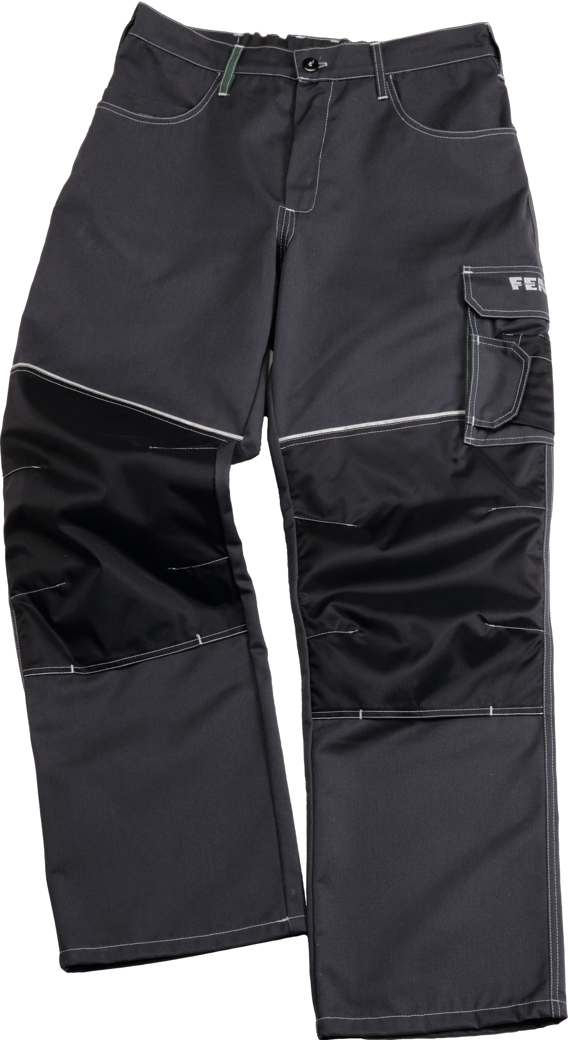 Fendt Arbeitshose Herren "Profi", Gr. 46, blassgrau; grün; nachtgrau, X991015054000