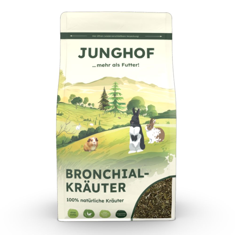 Junghof Bronchialkräuter mit Brennnesselkraut und Salbeiblättern getrocknet 200 g Beutel
