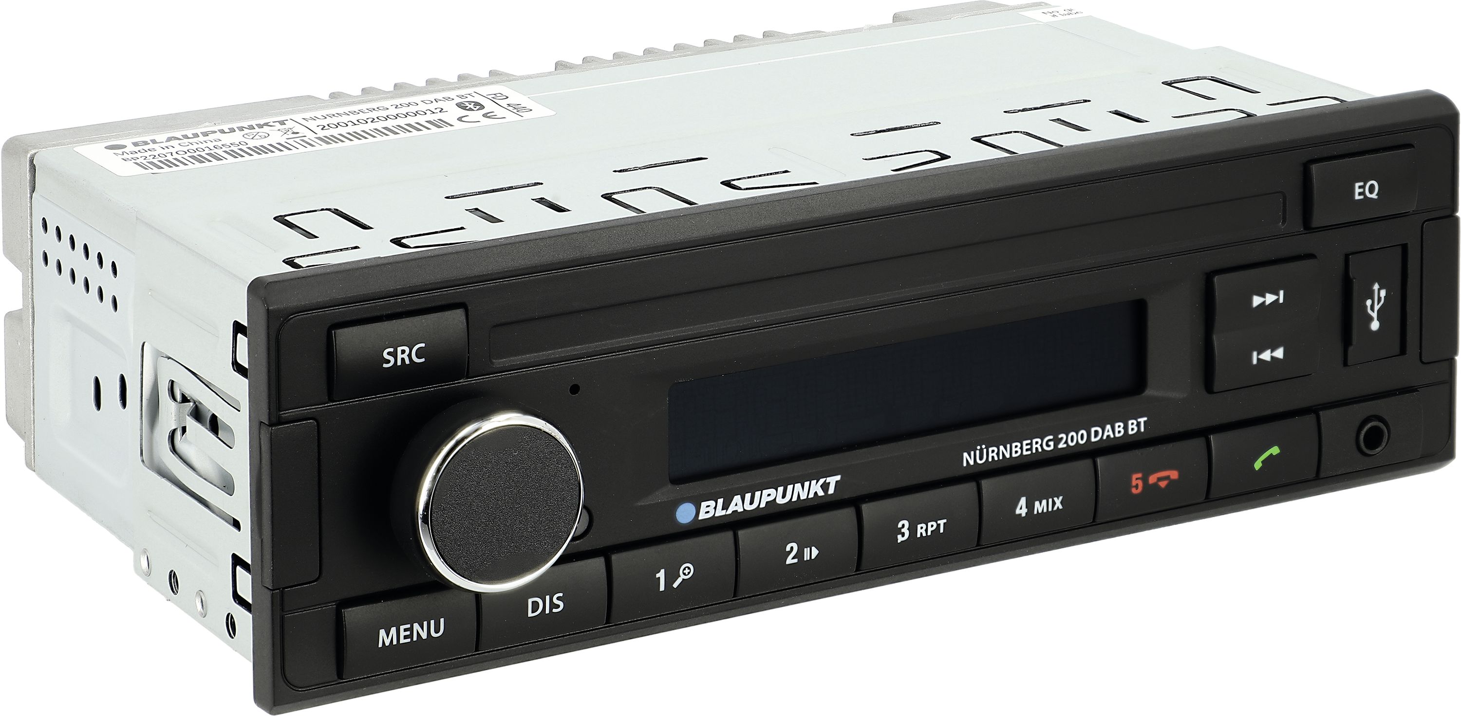 Radio "Blaupunkt Nürnberg 200 DAB BT" Bluetooth -Freisprecheinrichtung, DAB+