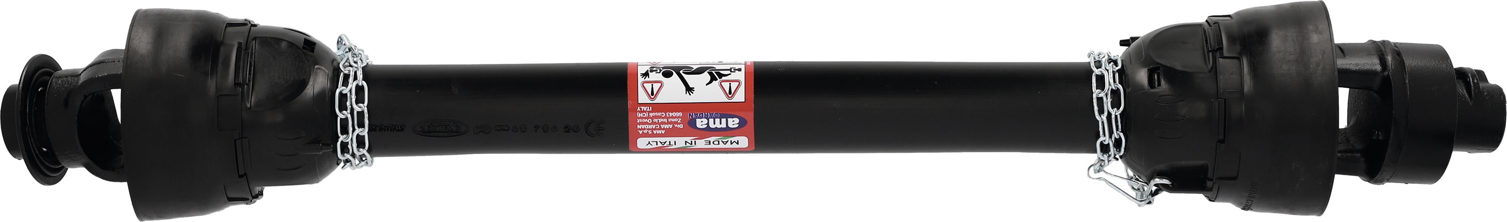 Gelenkwelle 1.210 mm Baugröße 4, Dreikantprofil, Freilaufkupplung rechtsdrehend