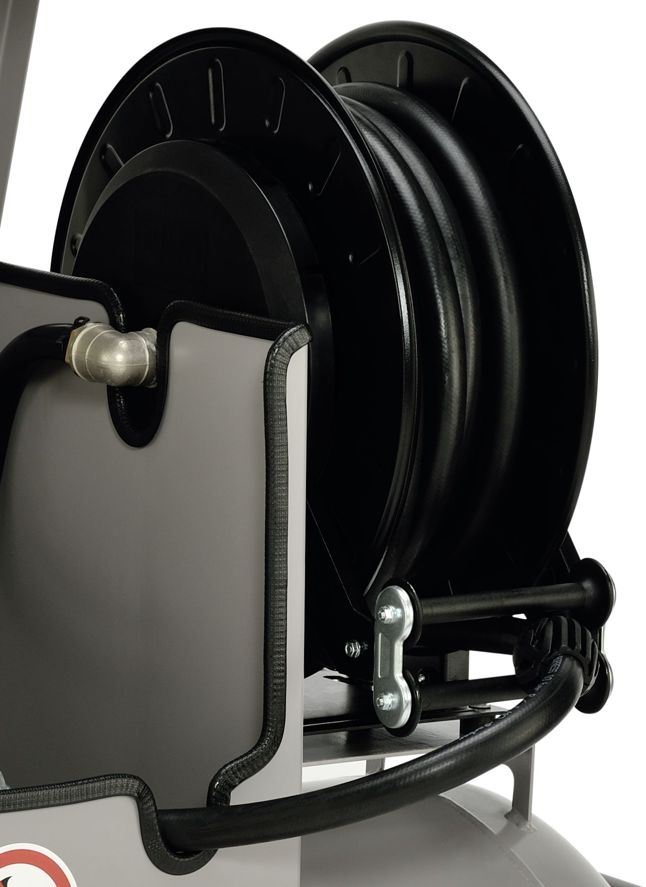 Cemo Schlauchaufroller 10 m, DN 19, für Benzin, elektrisch leitfähig, für Tankanlage KS Mobil 300 l, 10996