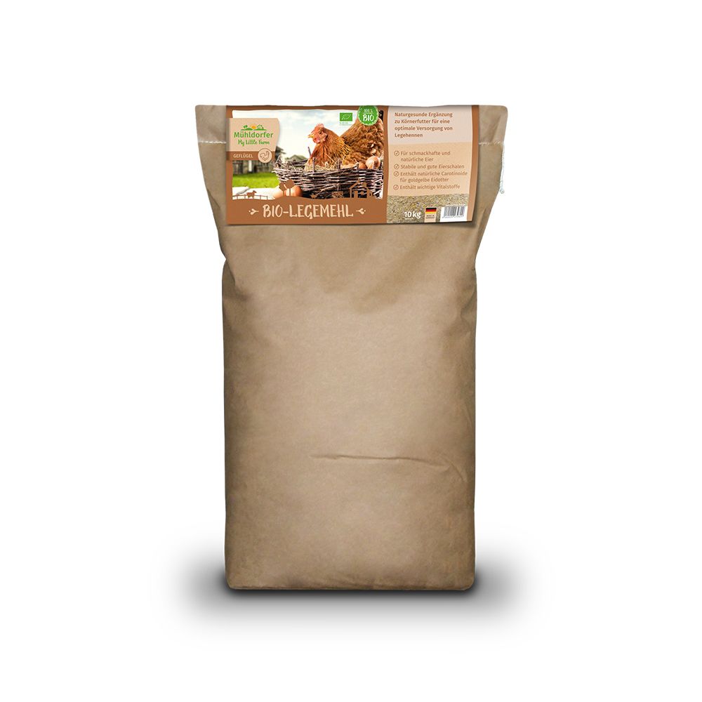 My Little Farm Bio-Legemehl für Hühner Mehl 10 kg Sack