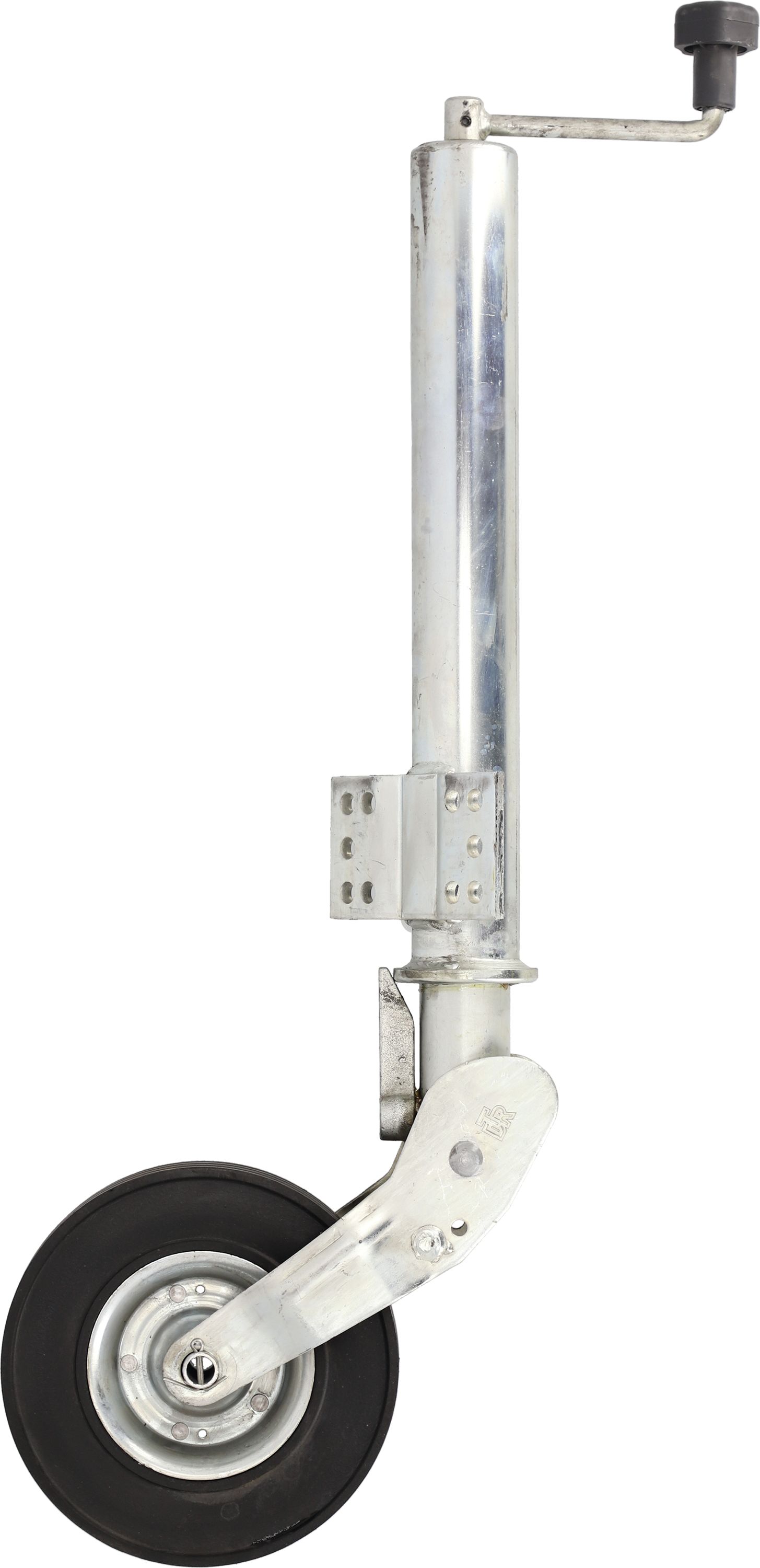Stützrad Stützlast 500 kg, Rohr 60 mm, leichte Ausführung, vollautomatisch, Anschraubplatte, 44.133