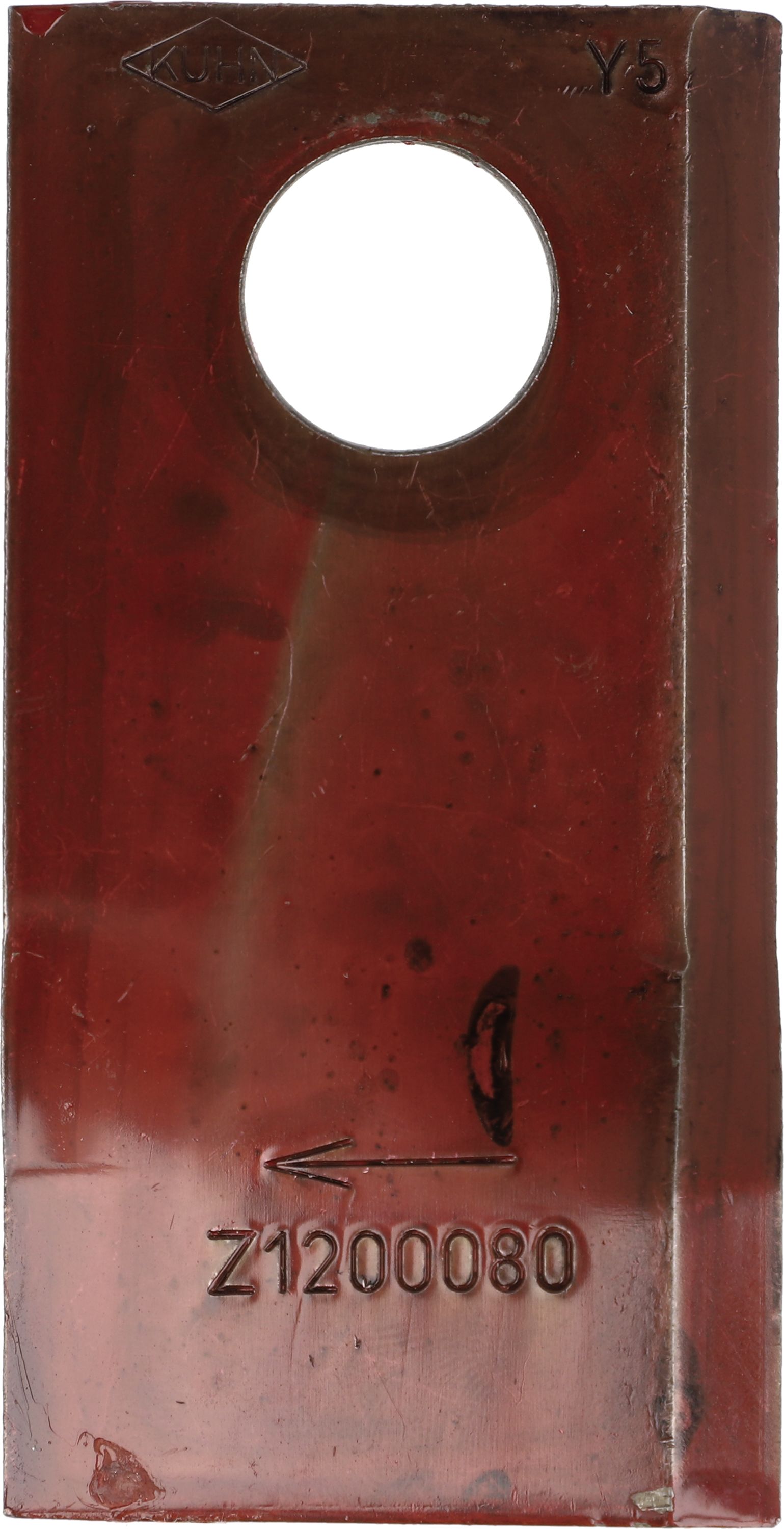 Kverneland Kreiselmäherklinge 93 x 47 x 4 mm, rechts, gedreht, für Mähwerk Deutz-Fahr KM, VGTA322