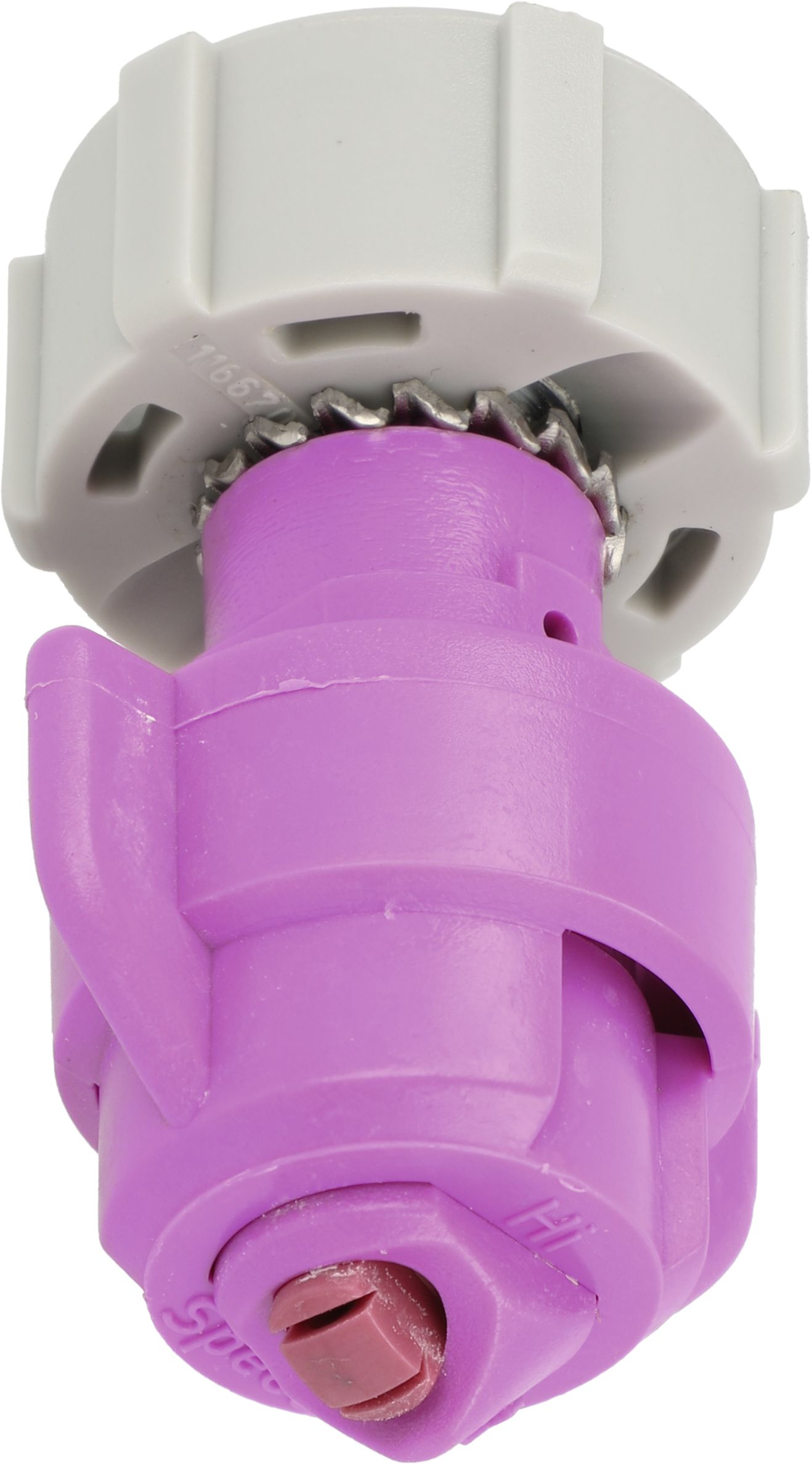 Agrotop Injektor-Doppel-Flachstrahldüse "TurboDrop HiSpeed Standard", 110-025, pink, Kappe Holder, 13981
