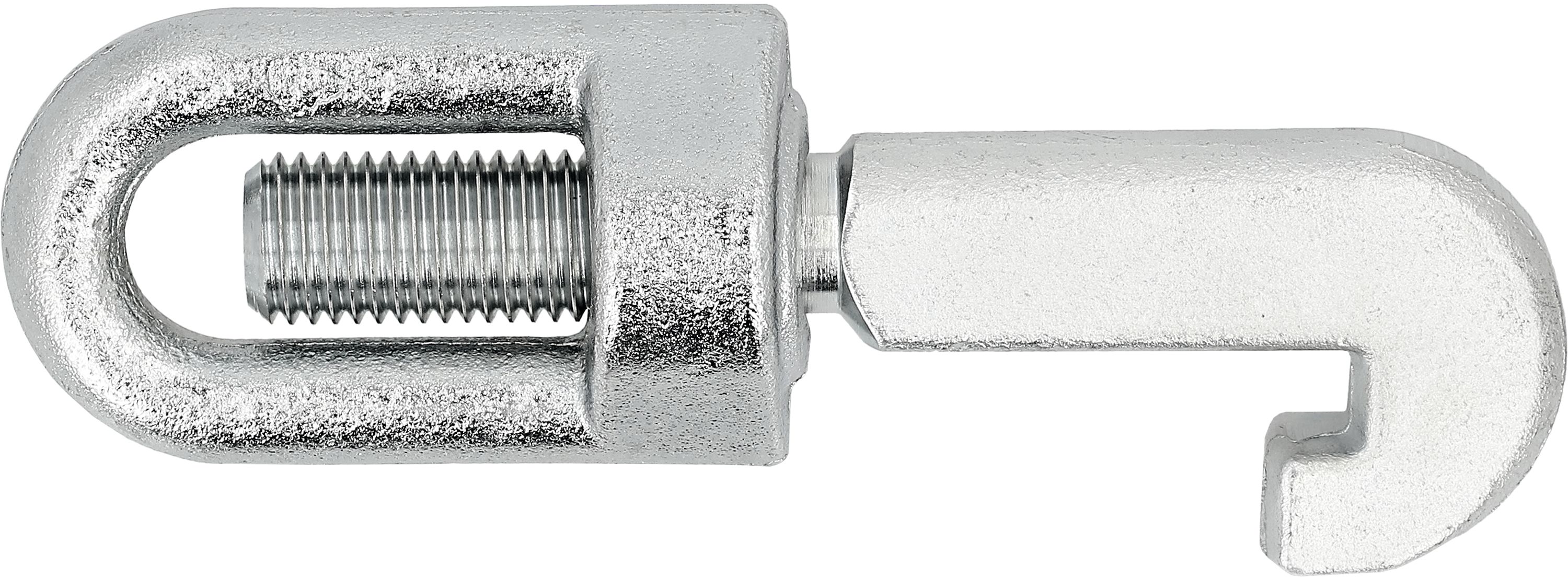 Hücobi Hakenschraube M 20 IG; M 20 AG x 155, mit Ringmutter und U-Scheibe, für Rückwand, 8392 022155